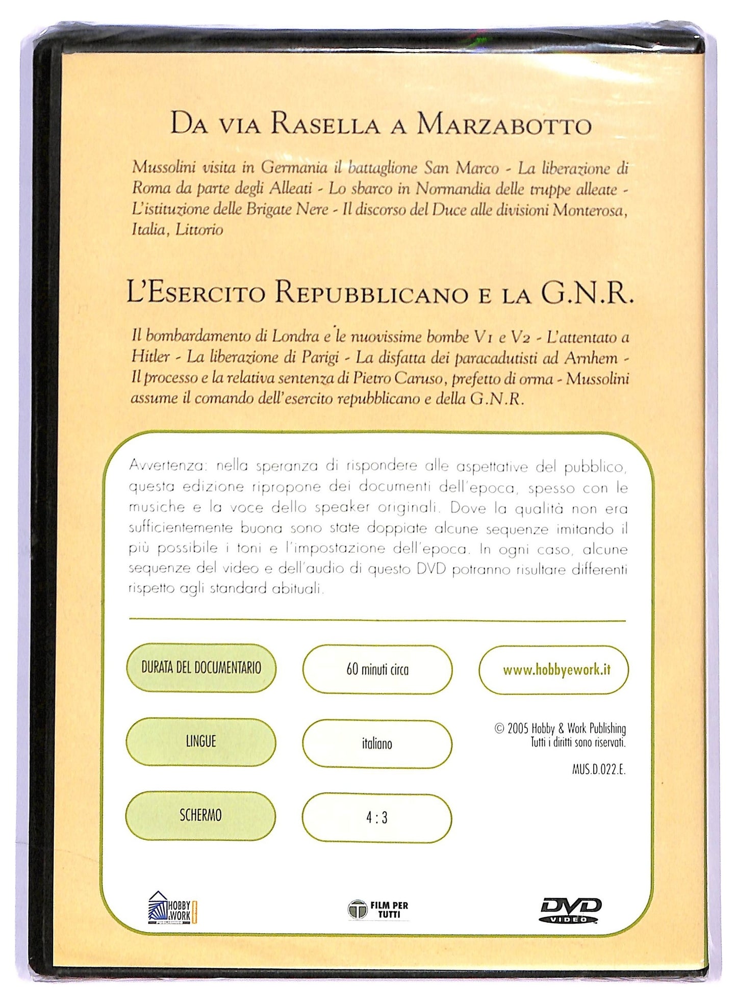 EBOND Mussolini e il fascismo Da via Rasella a Marzabotto EDITORIALE DVD D792023