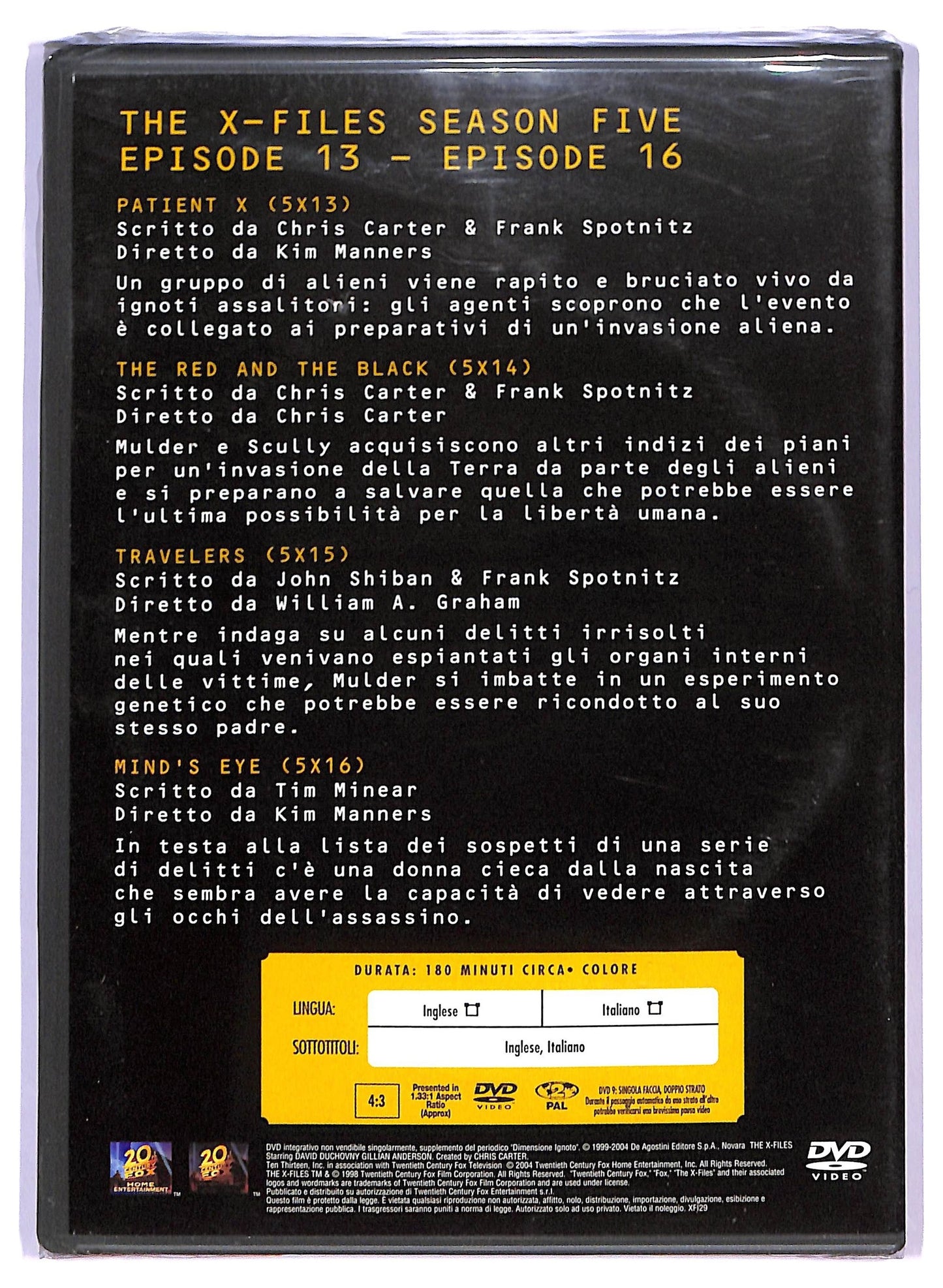 EBOND The X files Collection - Season five Volume 4 EDITORIALE DVD D792102