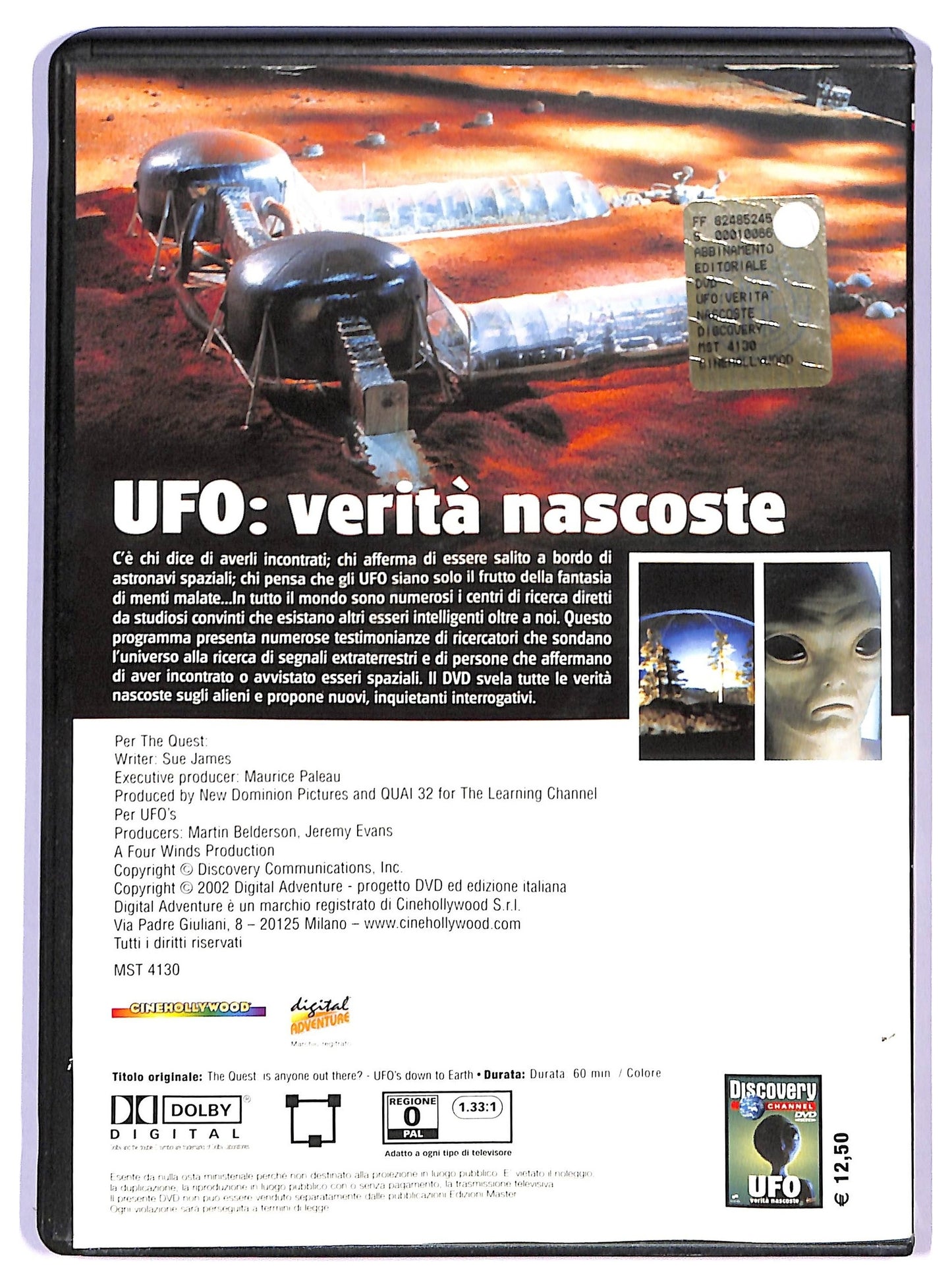 EBOND Discovery channel Ufo verita nascoste EDITORIALE DVD D792115