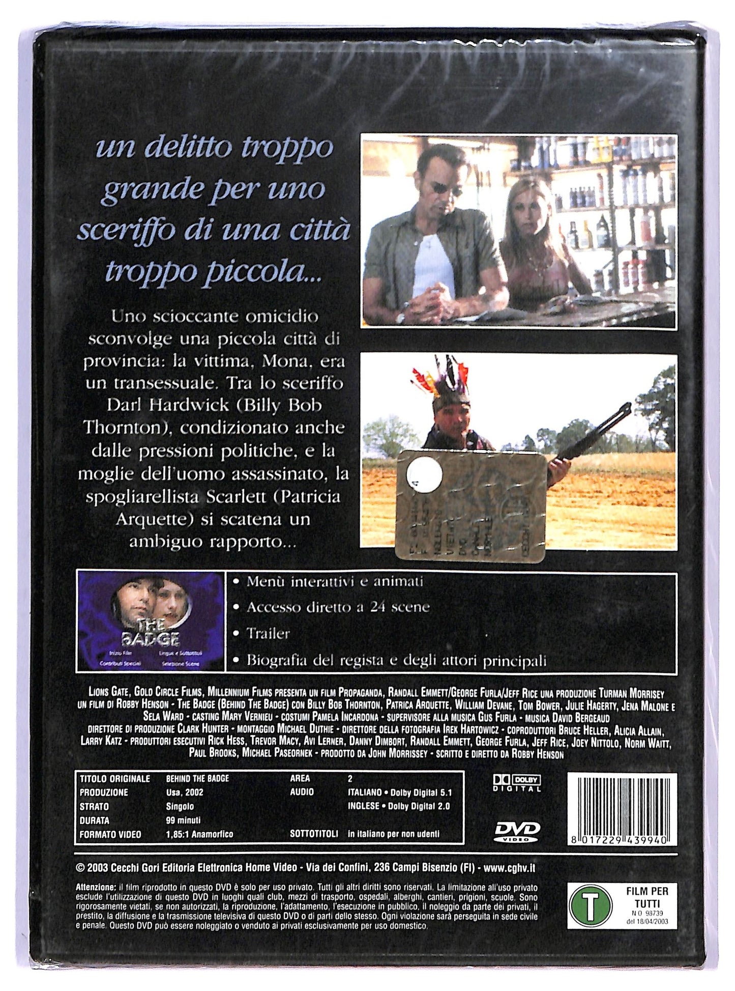 EBOND The Badge - Inchiesta Scandalo DVD D792122
