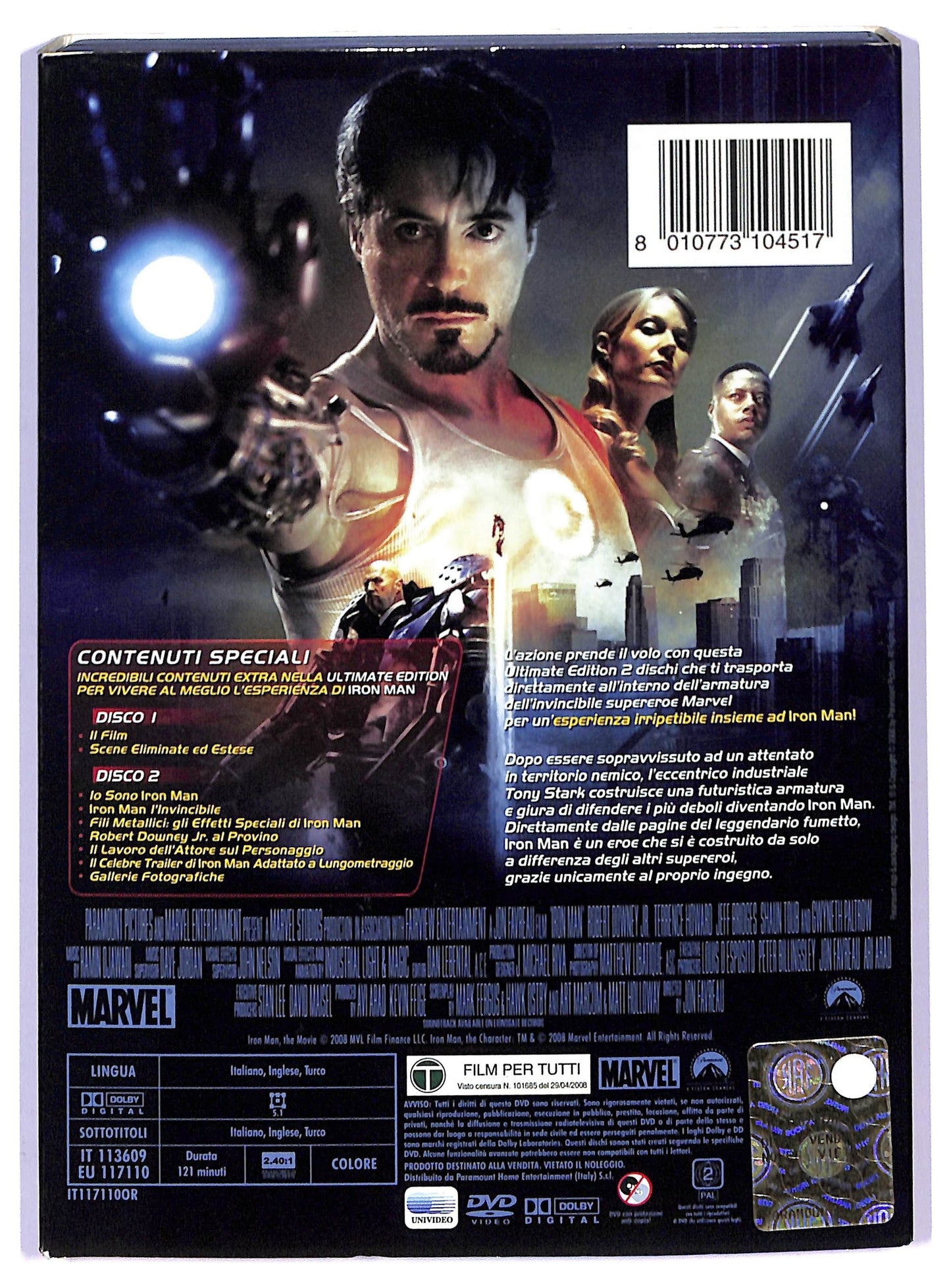 EBOND Iron man (ultimate edition) DVD D792141