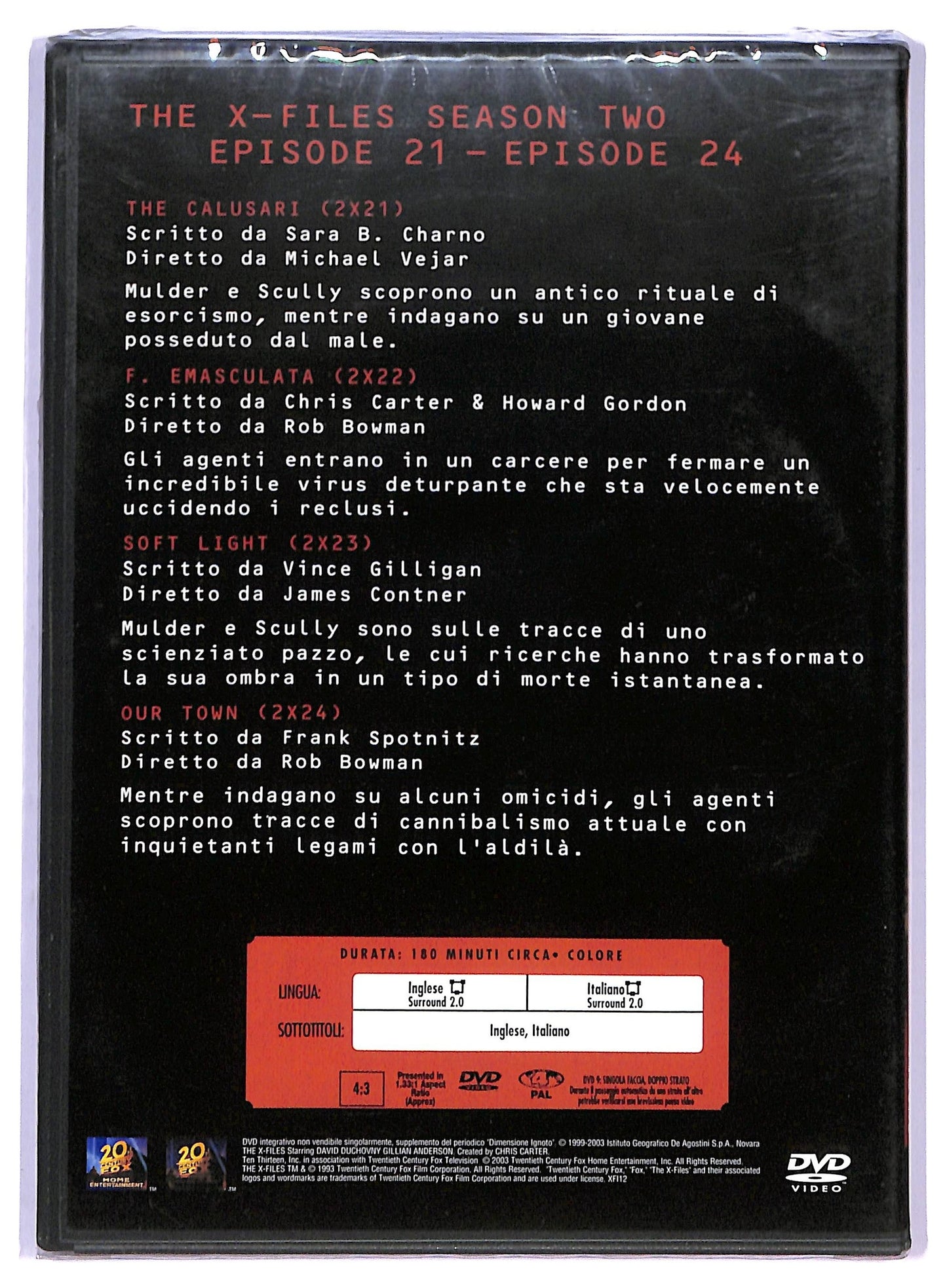 EBOND The X-files Collection Stagione 2 Volume 6 DVD Editoriale D792208