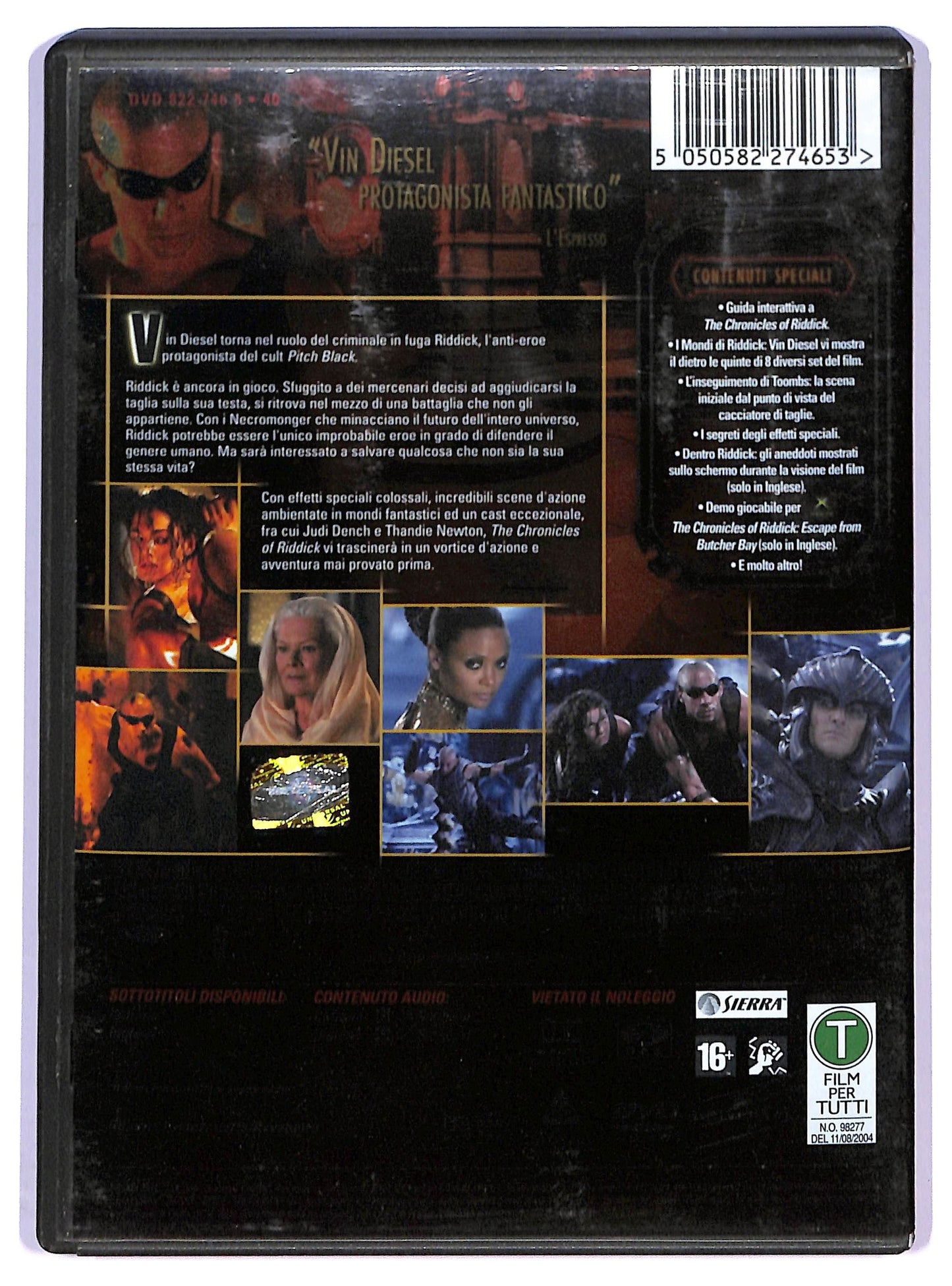 EBOND riddick DVD D792221