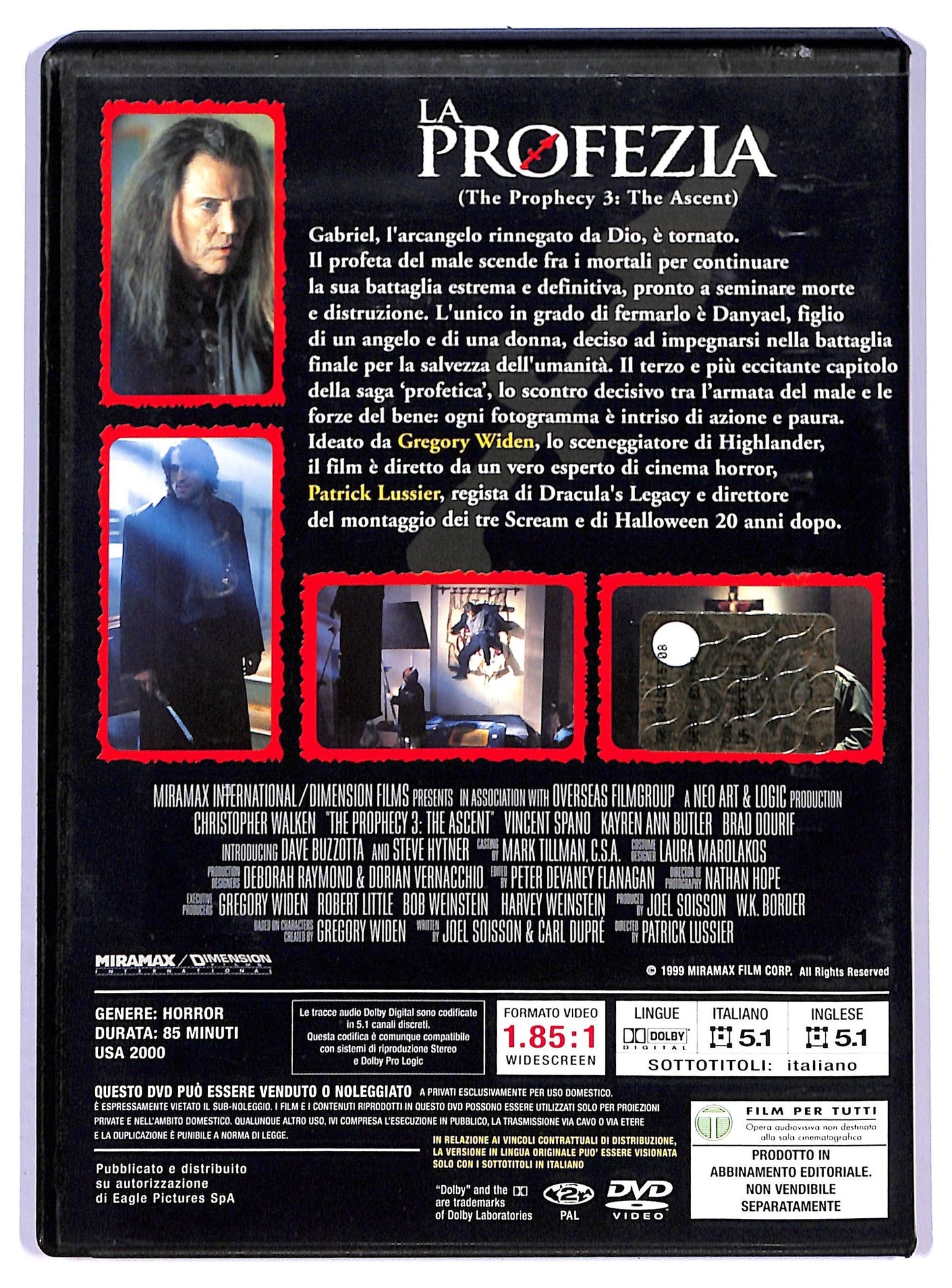 EBOND La profezia EDITORIALE DVD D792225