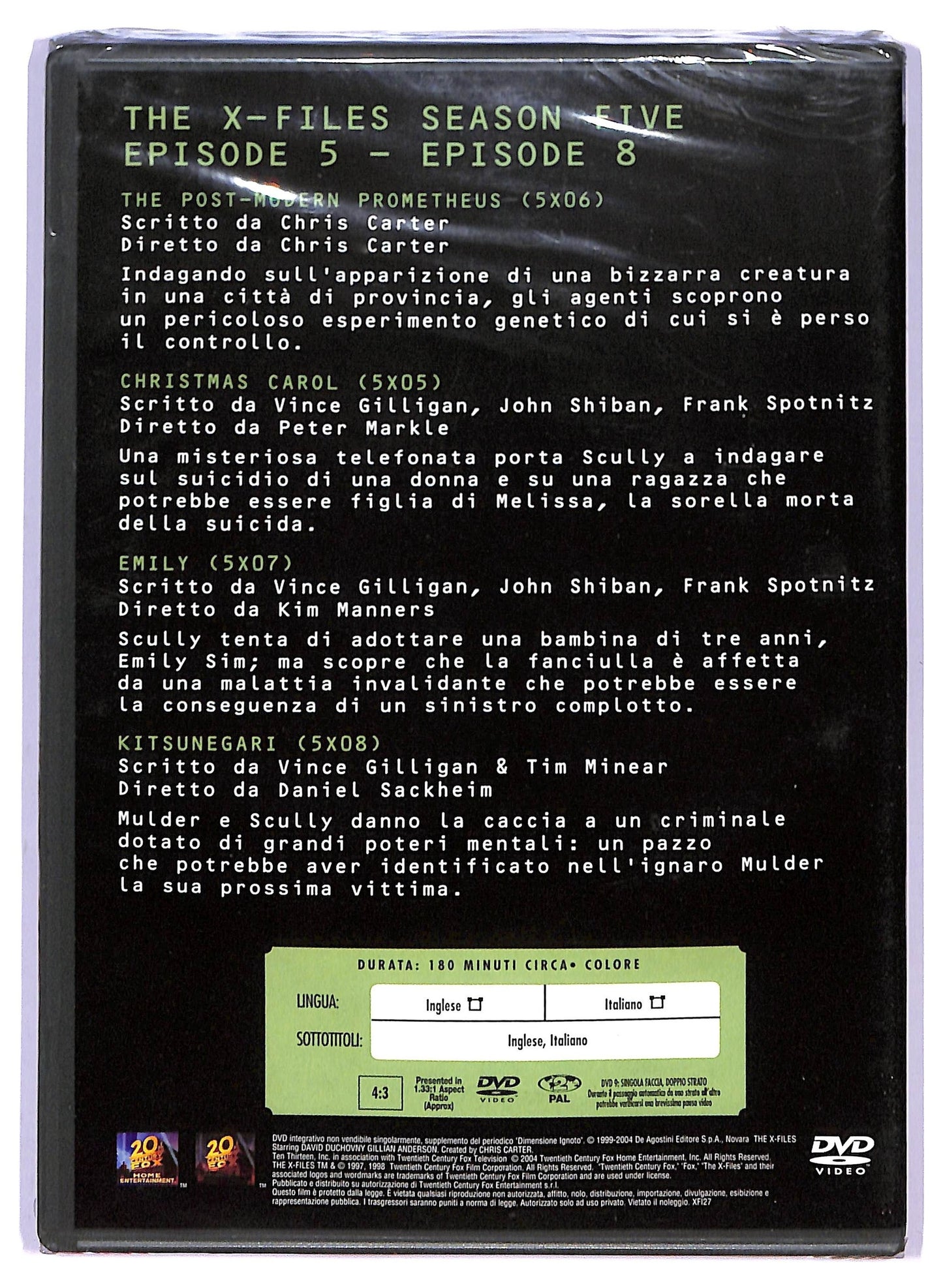 EBOND the x files collection volume 2 season five EDITORIALE DVD D792232