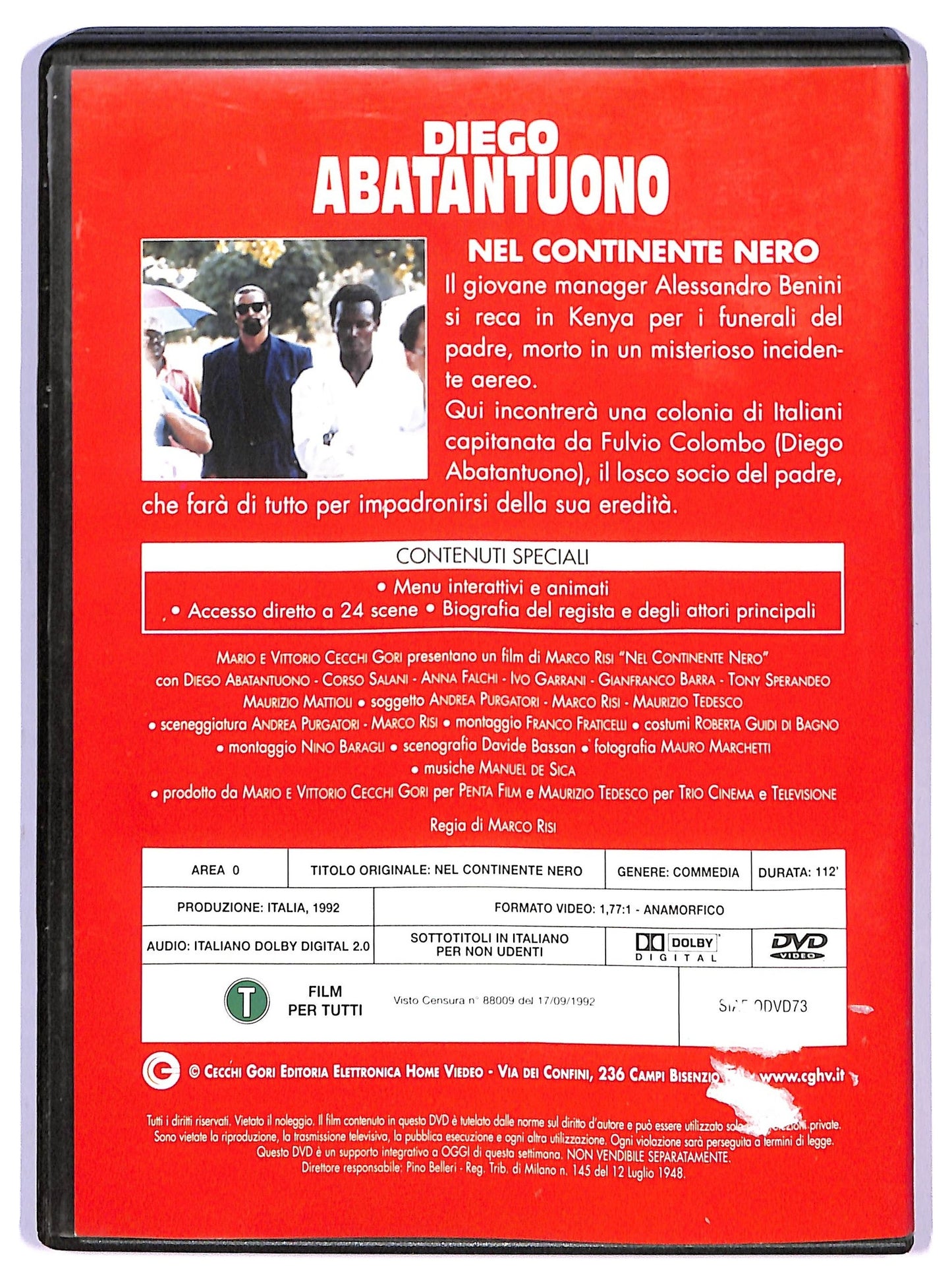 EBOND Nel continente nero EDITORIALE DVD D792237