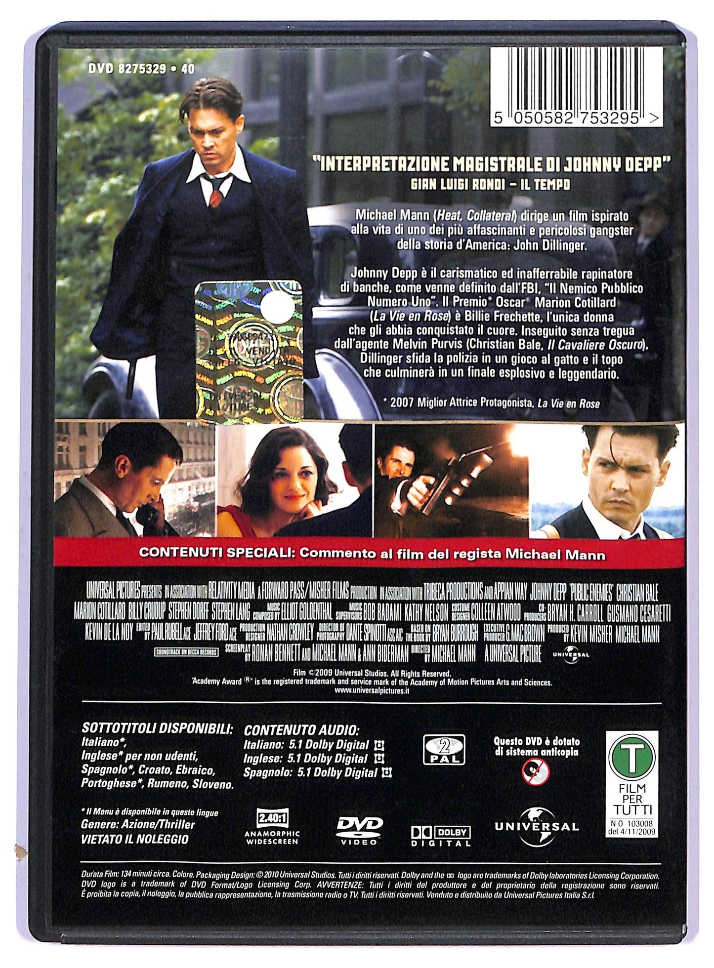 EBOND Nemico Pubblico - Public Enemies DVD D792244