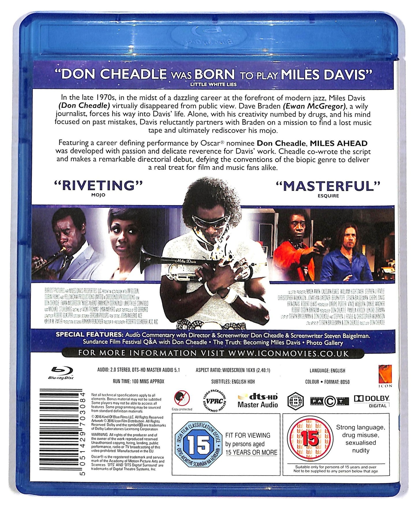 EBOND Miles Ahead edizione UK BLURAY DVD D792303