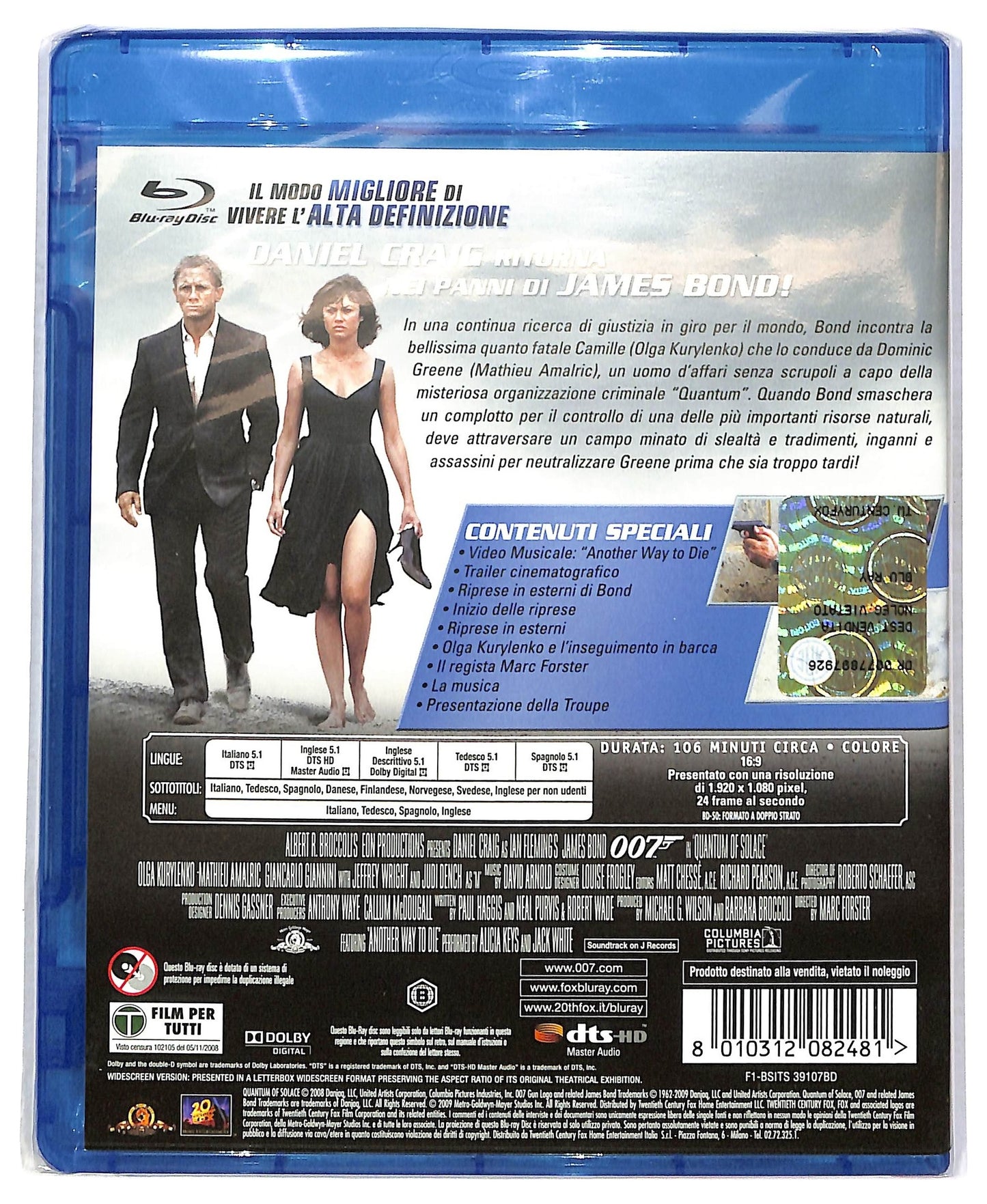 EBOND 007 Quantum Of Solace BLURAY D792406