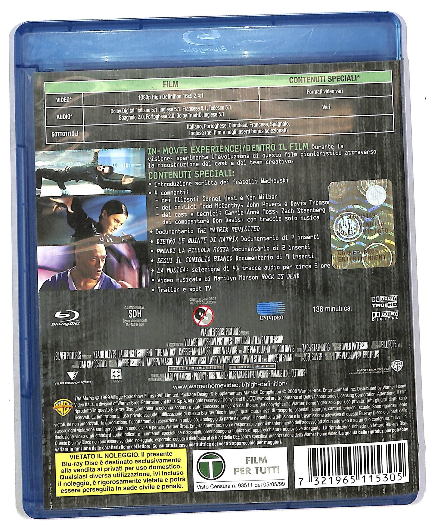EBOND Matrix BLURAY D792438