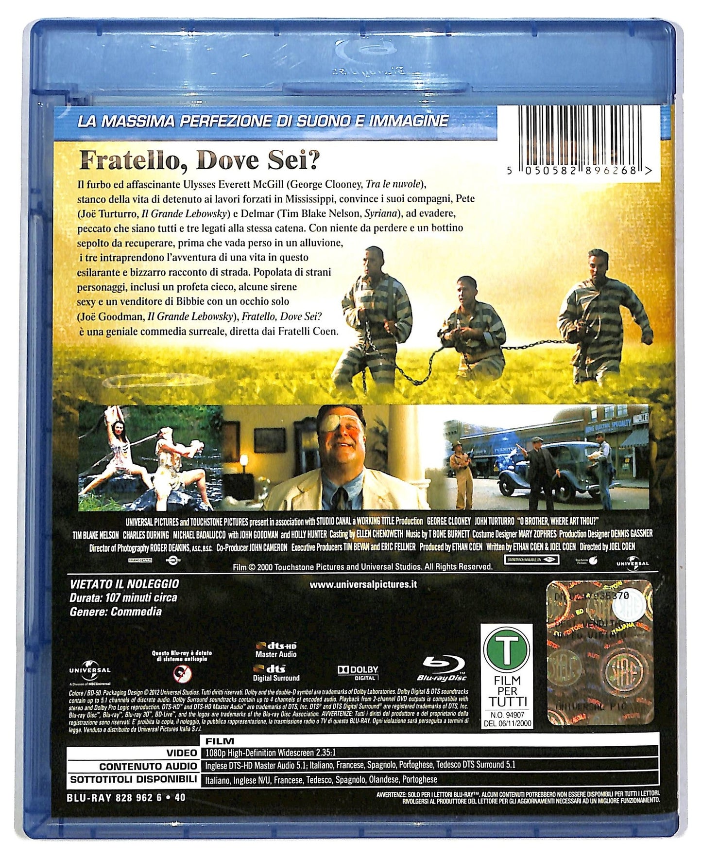 EBOND Fratello Dove Sei? BLURAY BLURAY BLURAY D792455