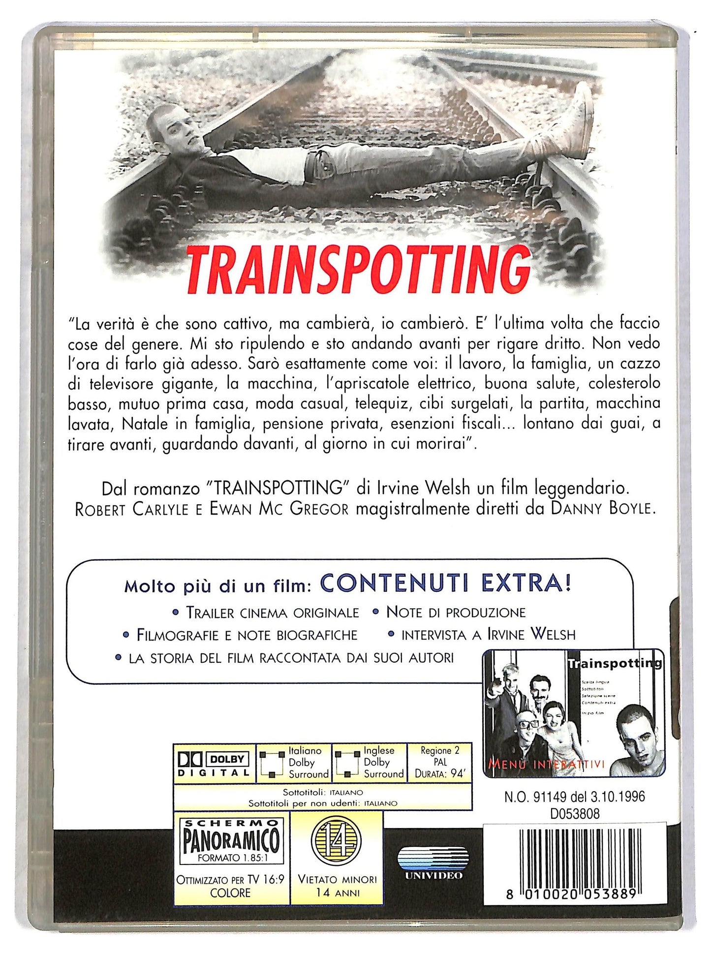 EBOND trainspotting DVD D792531