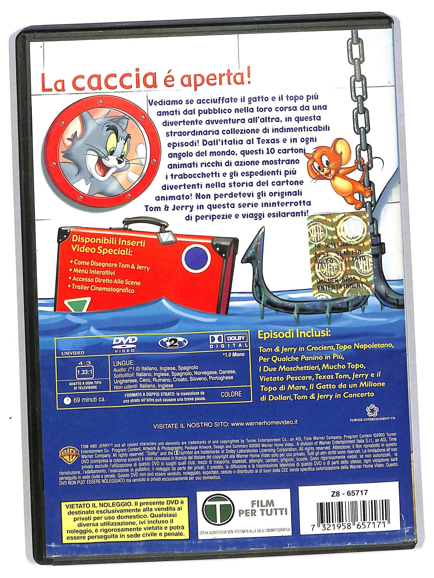 EBOND tom and jerry - viaggio intorno al mondo DVD D792535