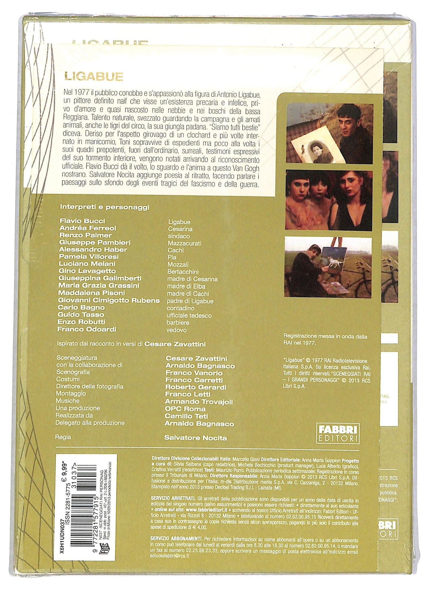 EBOND Sceneggiati Rai Ligabue PUntate da 1 a 3 EDITORIALE DVD Slip Case D792557