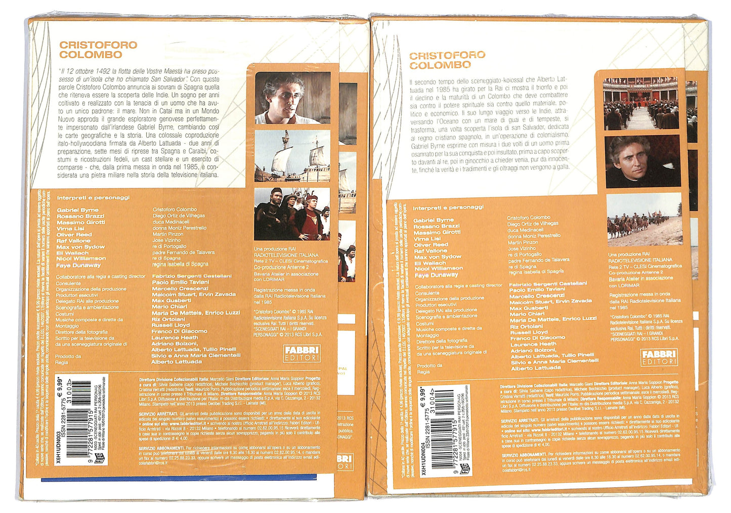 EBOND Sceneggiati Rai Cristoforo Colombo Puntate da 1 a 4 EDITORIALE DVD Slip Case D792564