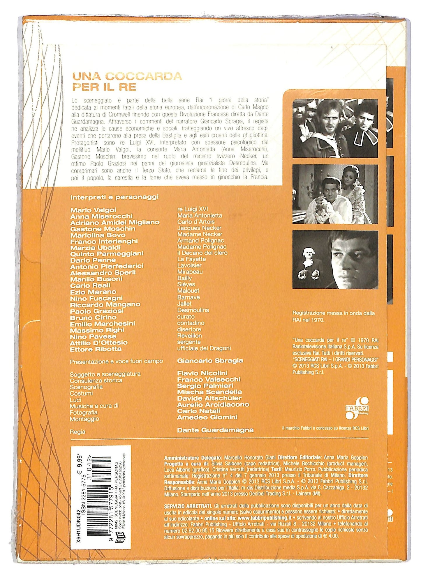 EBOND Sceneggiati Rasi Una Coccarda Per IL Re Puntate 1 e 2 EDITORIALE DVD Slip Case D792566