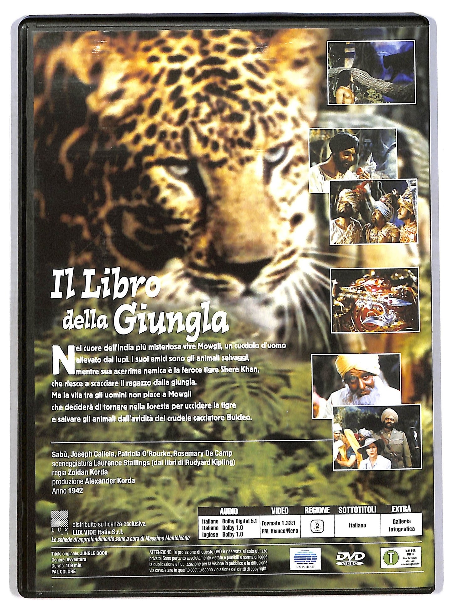 EBOND Il libro della giungla (film 1942) EDITORIALE DVD D792637