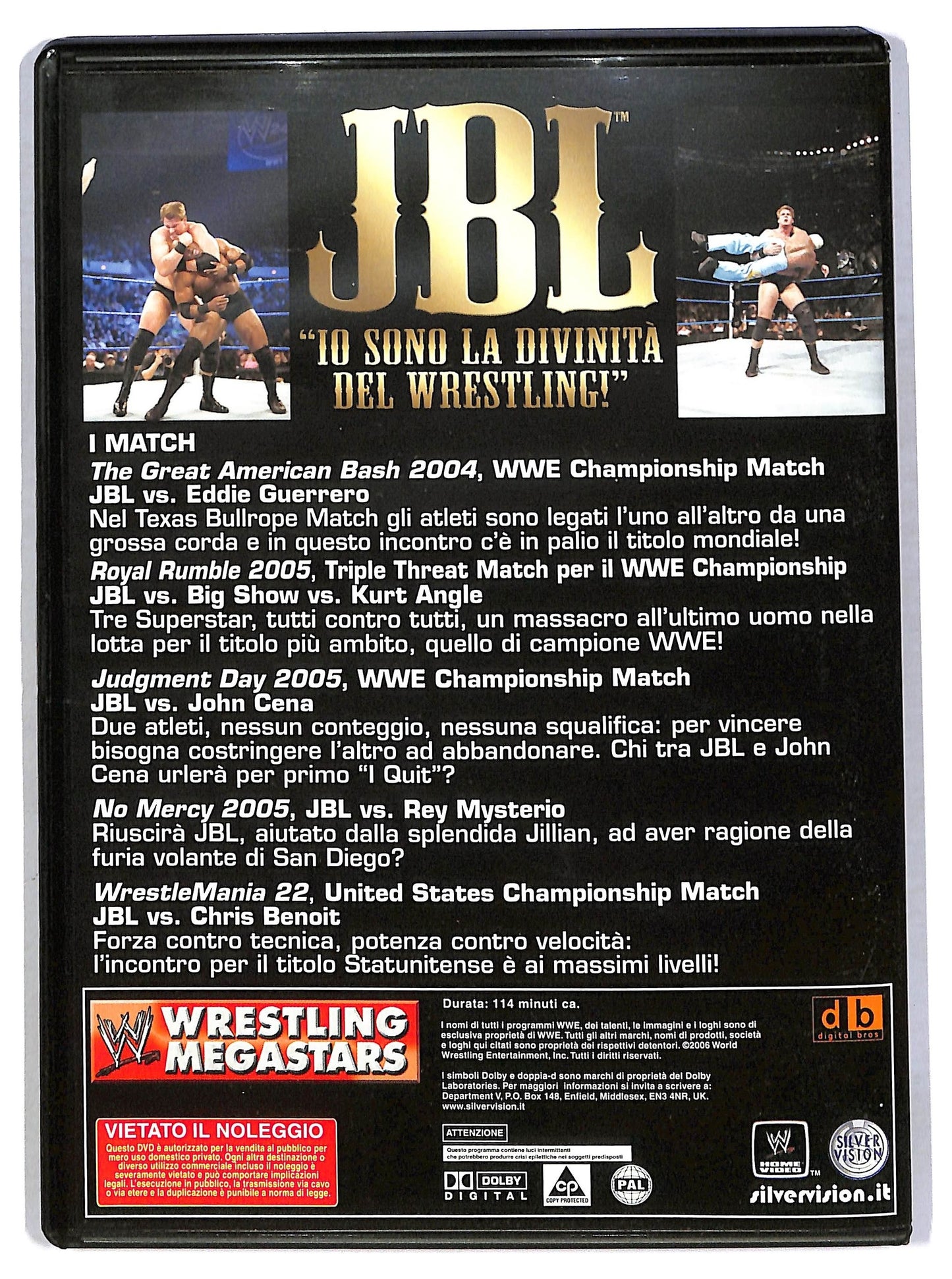 EBOND Wrestling megastars- JBL N°15 EDITORIALE DVD D792666