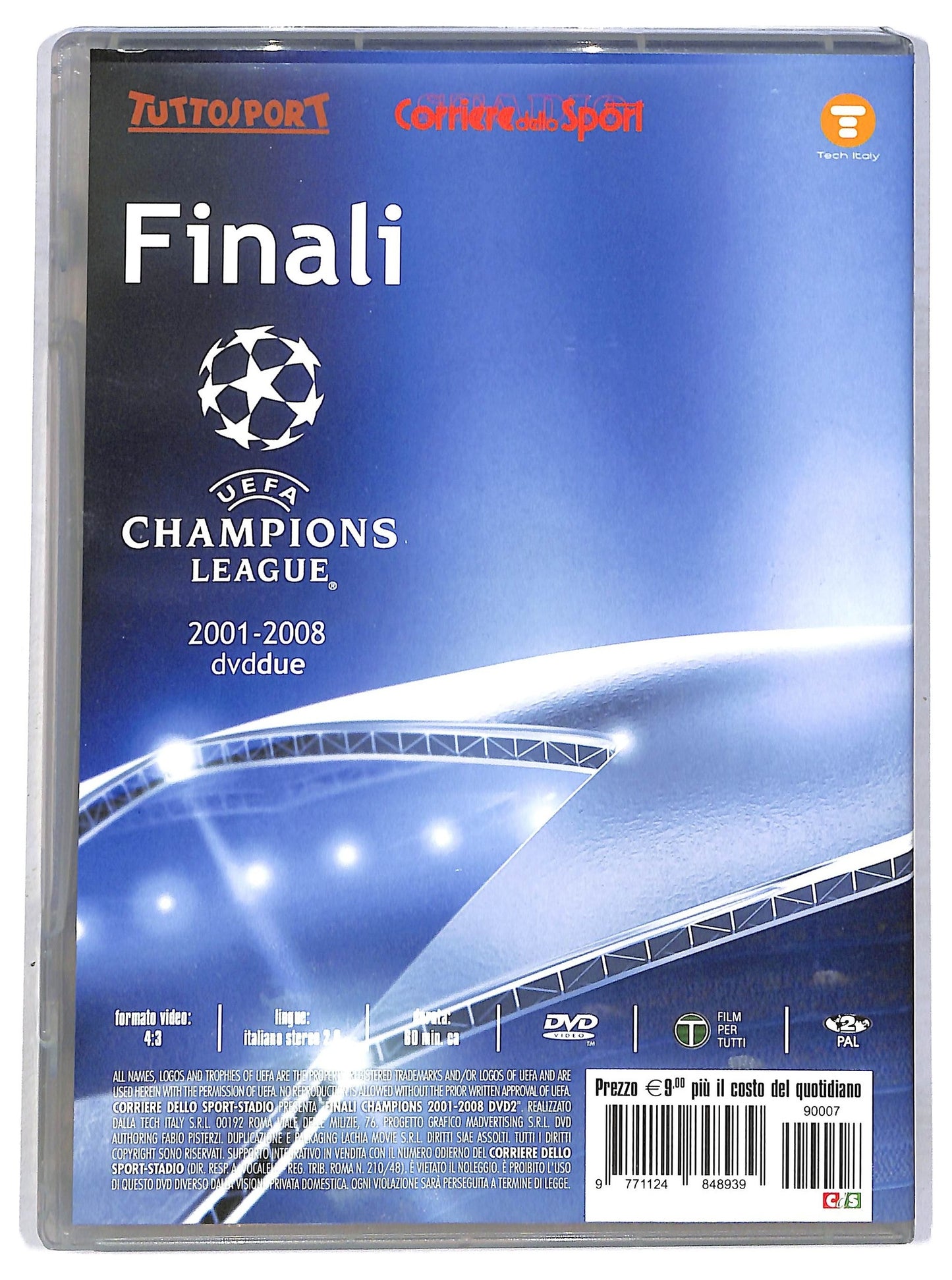 EBOND Finali Champion League 2001 - 2008 EDITORIALE DVD D792733