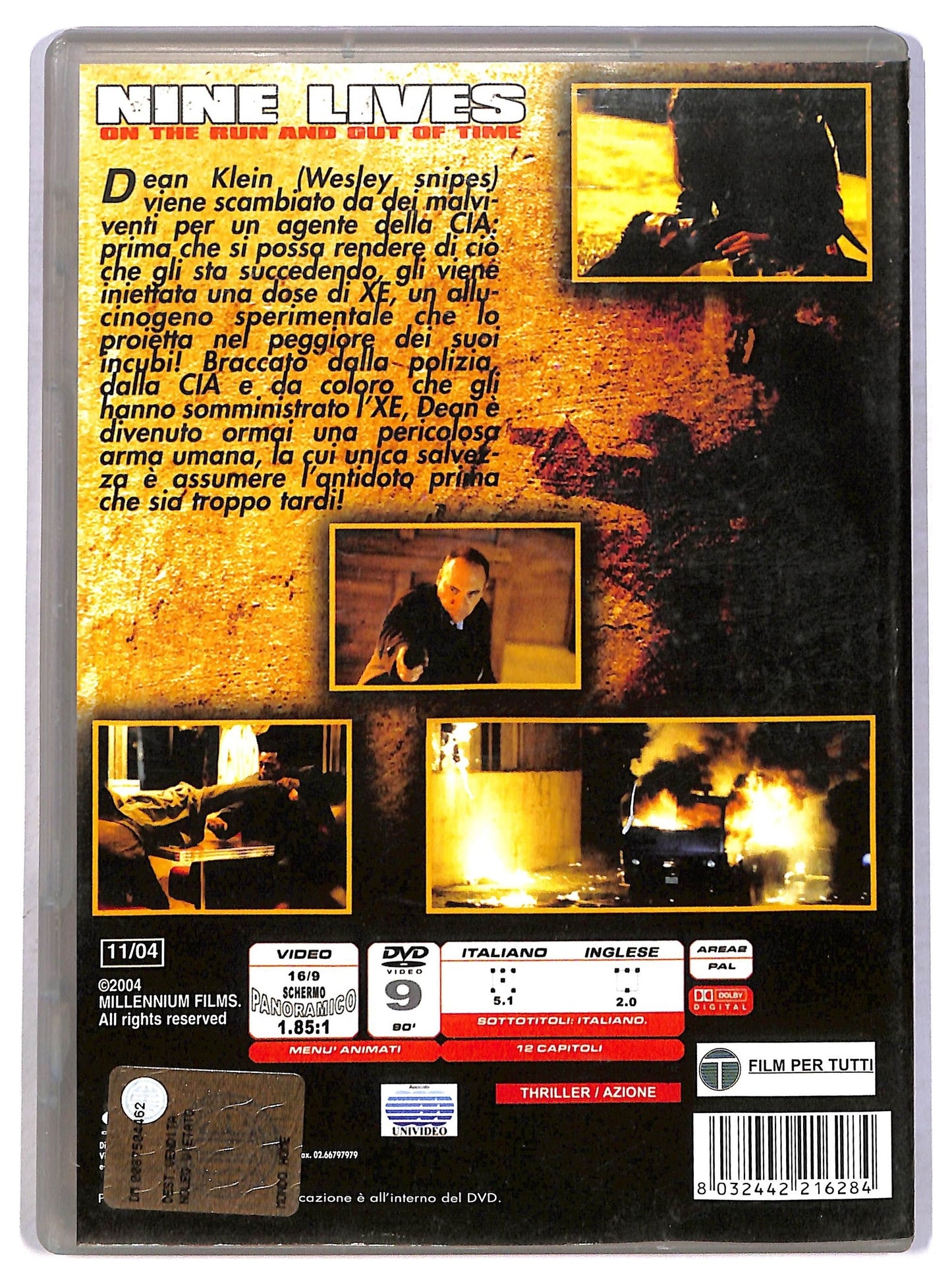 EBOND Nine Lives - On The Run And Out Of Time Con Wesley Snipes DVD D792756