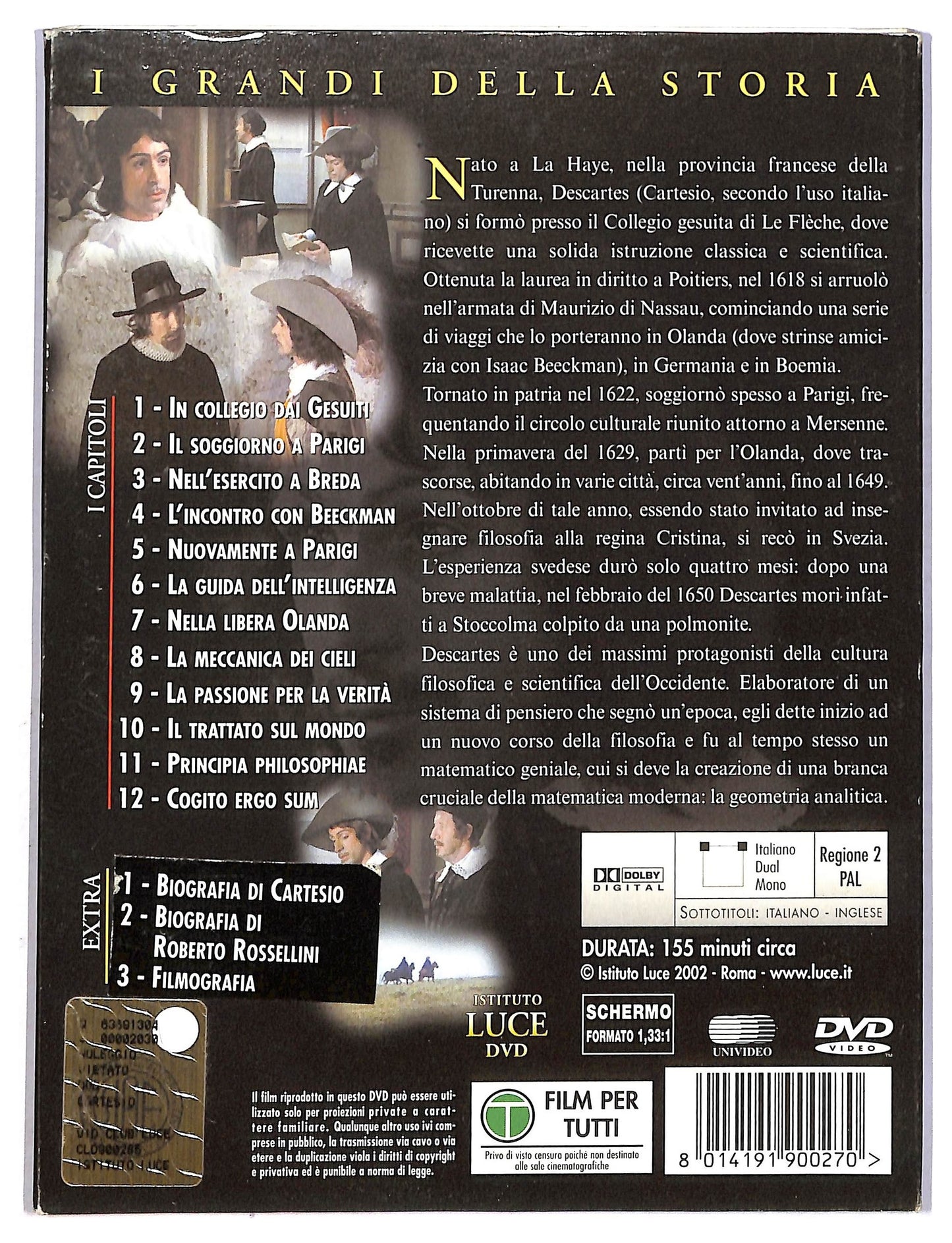 EBOND Cartesio - I Grandi Della Storia EDITORIALE DVD Sleep Case D792825