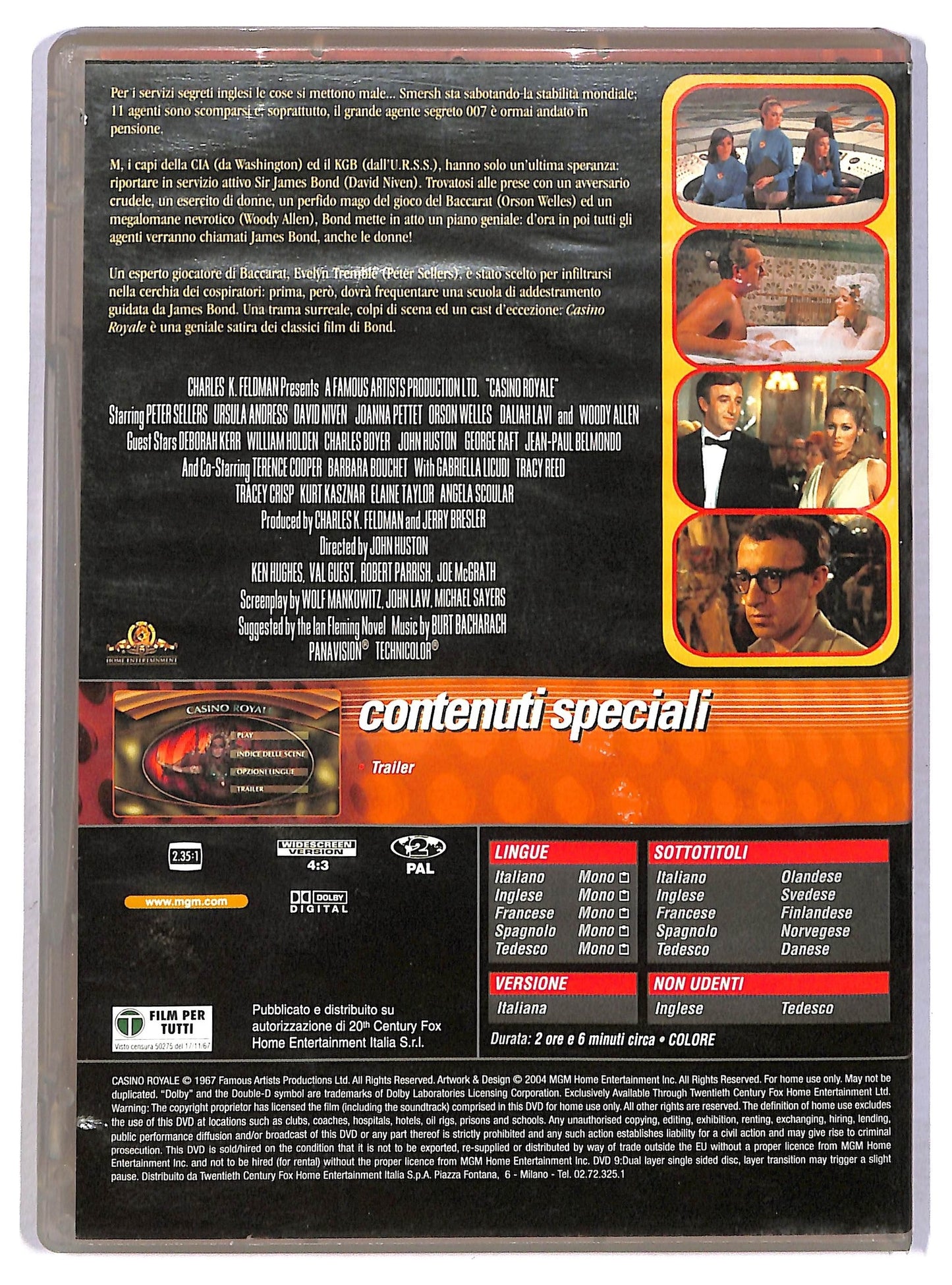 EBOND Casino Royale EDITORIALE DVD D792834