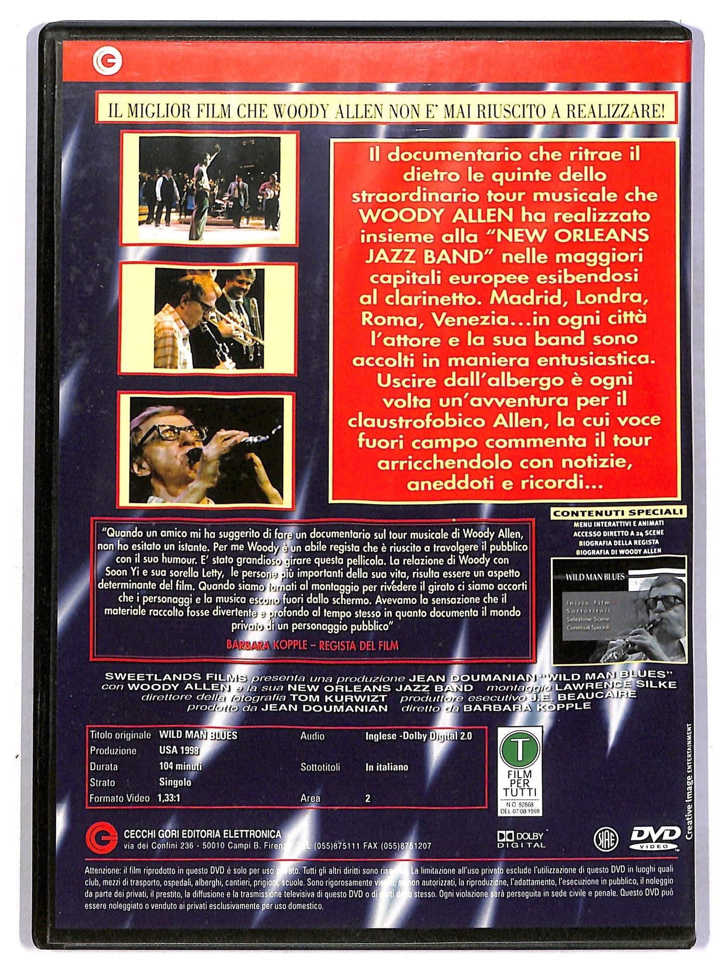 EBOND Wild Man Blues EDITORIALE DVD D792841