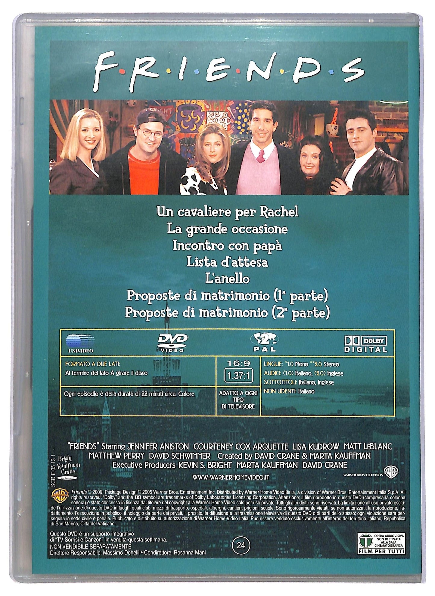 EBOND Friends Stagione 6 Episodi 19/25 EDITORIALE DVD D792925
