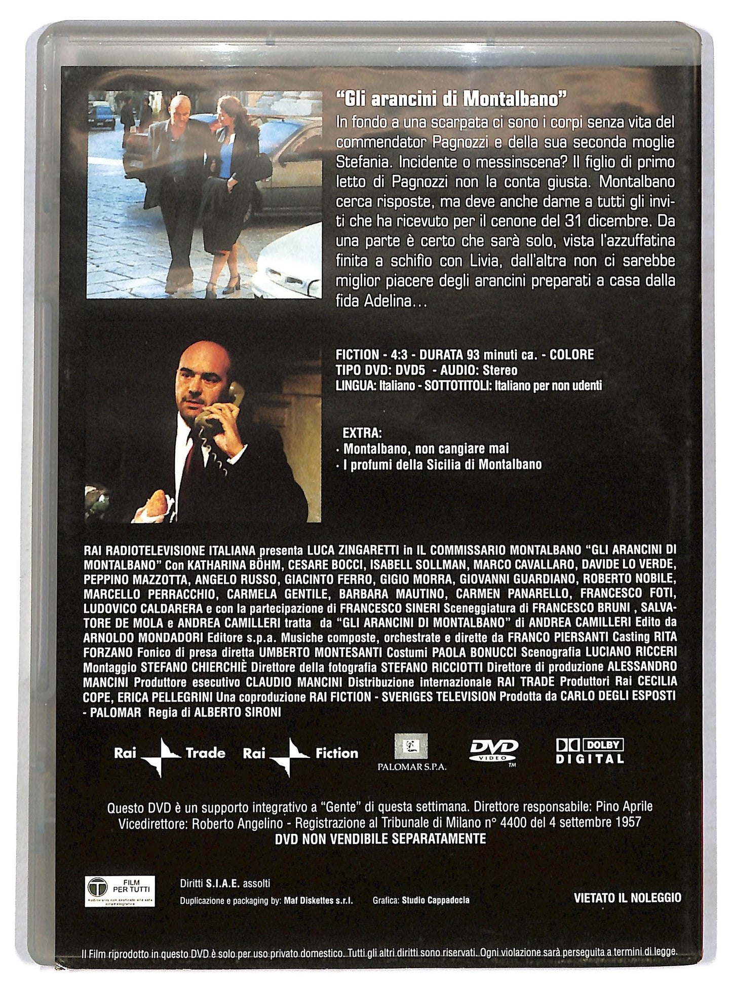 EBOND Il com. Montalbano Gli arancini di Montalbano vol.12 EDITORIALE DVD D792975