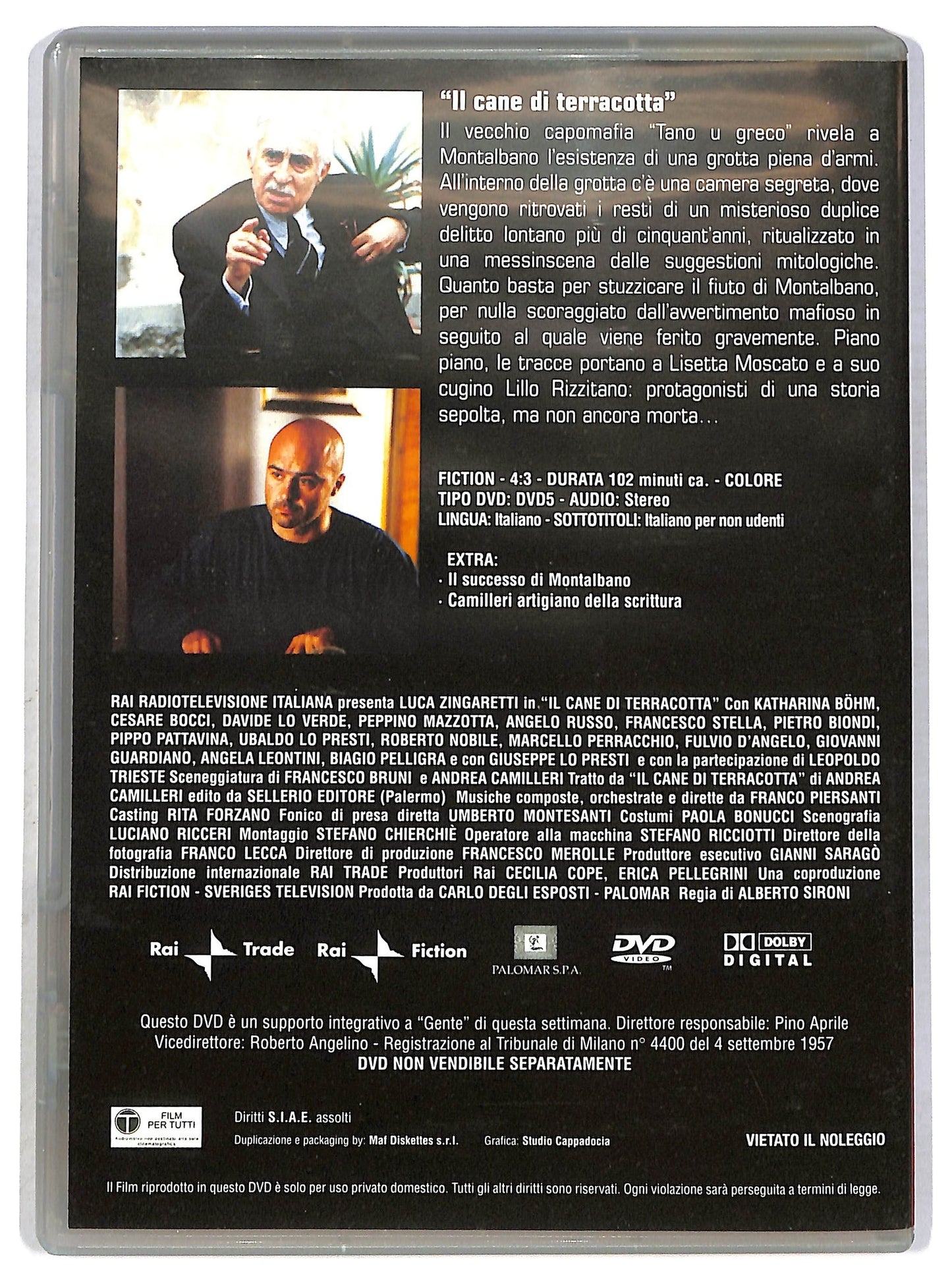 EBOND Commissario Montalbano Il cane di terracotta vol.8 EDITORIALE DVD D792978