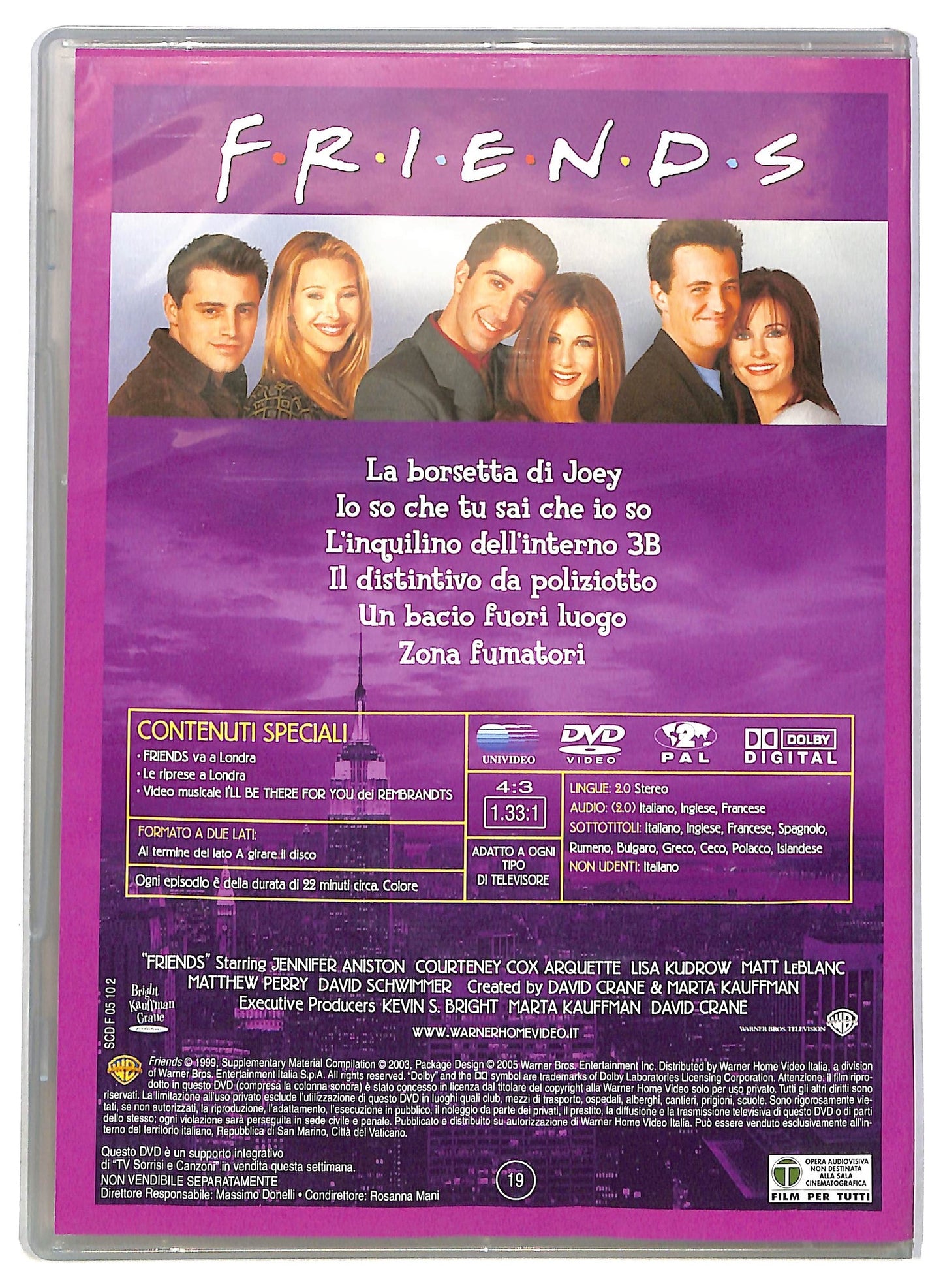 EBOND Friends Stagione 5 Episodi 13 - 18 EDITORIALE DVD D793018