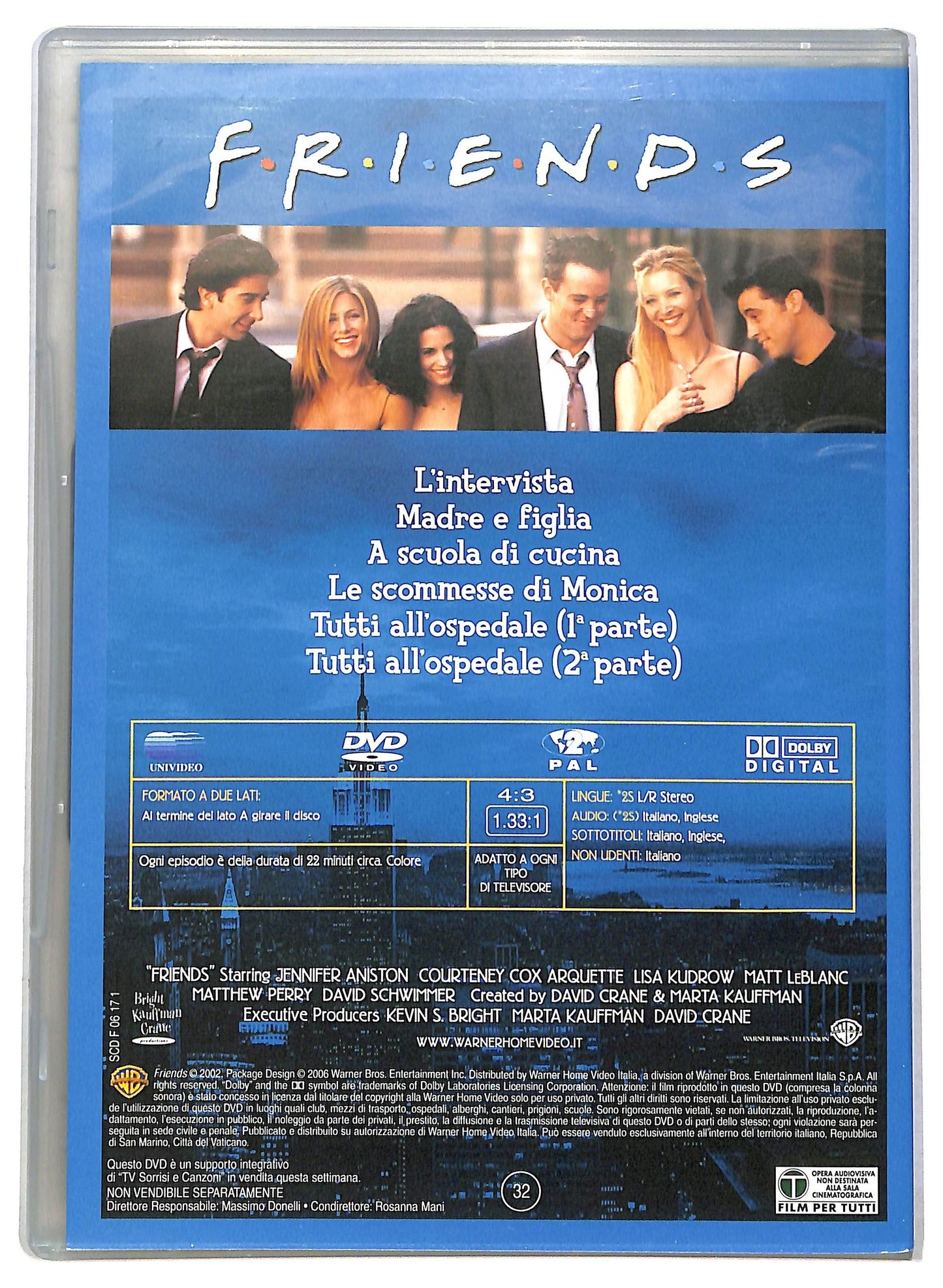 EBOND Friends Stagione 8 Episodi 19 - 24 EDITORIALE DVD D793035