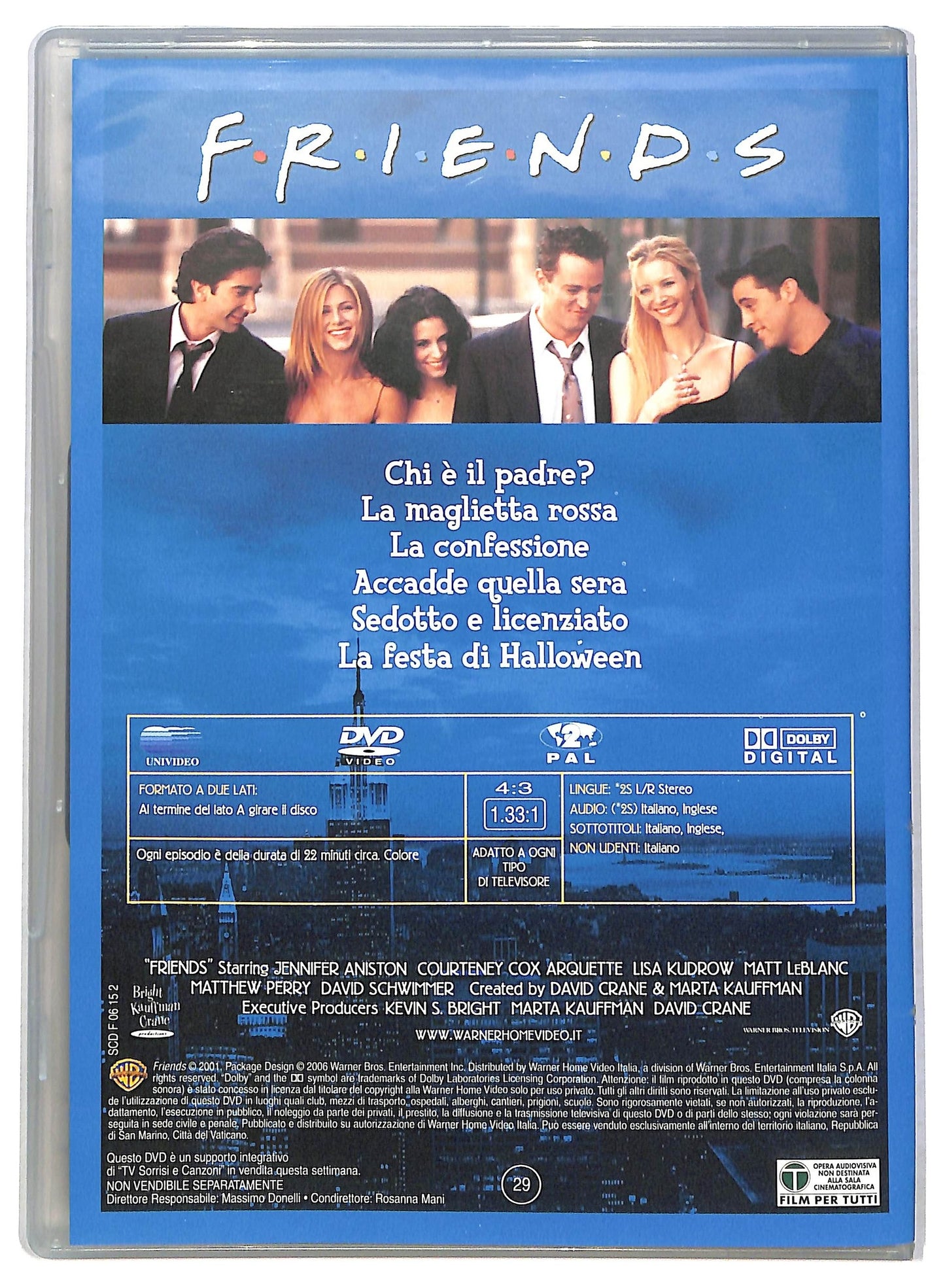 EBOND Friends Stagione 8 Episodi 1 - 6 EDITORIALE DVD D793037
