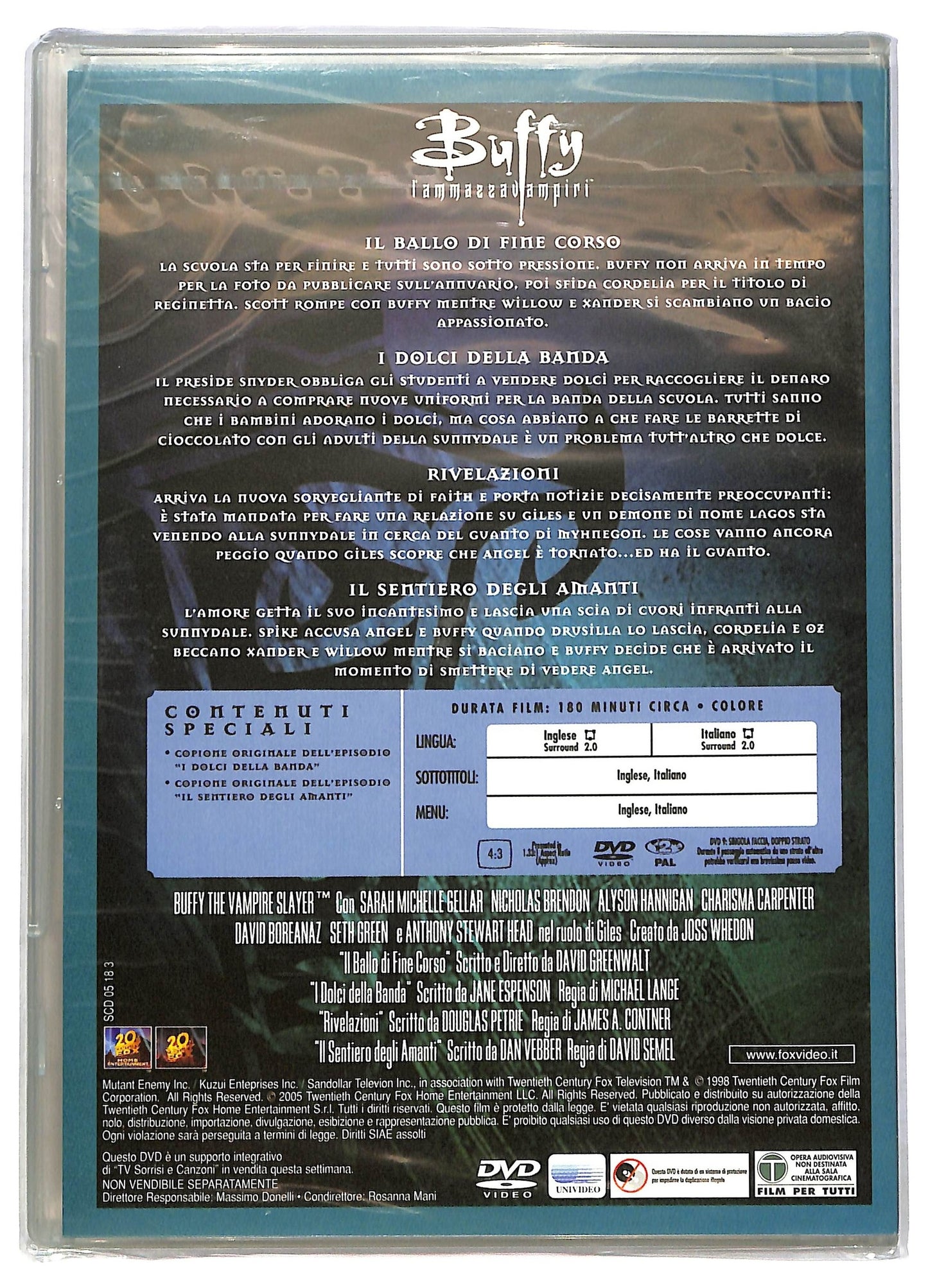 EBOND Buffy L'Ammazza Vampiri Stag. 3 Disco 2 EDITORIALE DVD D793039