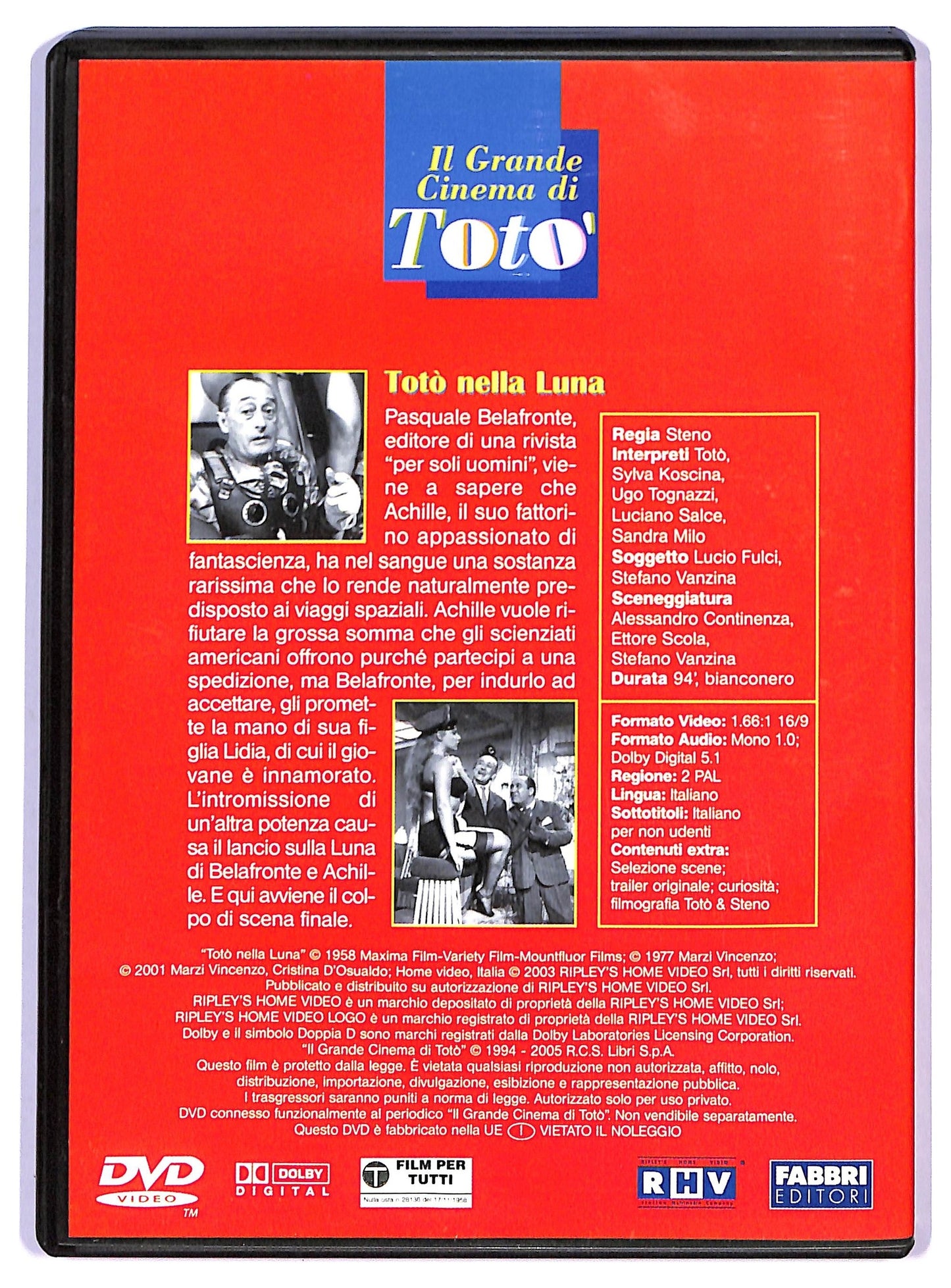 EBOND Toto nella luna EDITORIALE DVD D793255