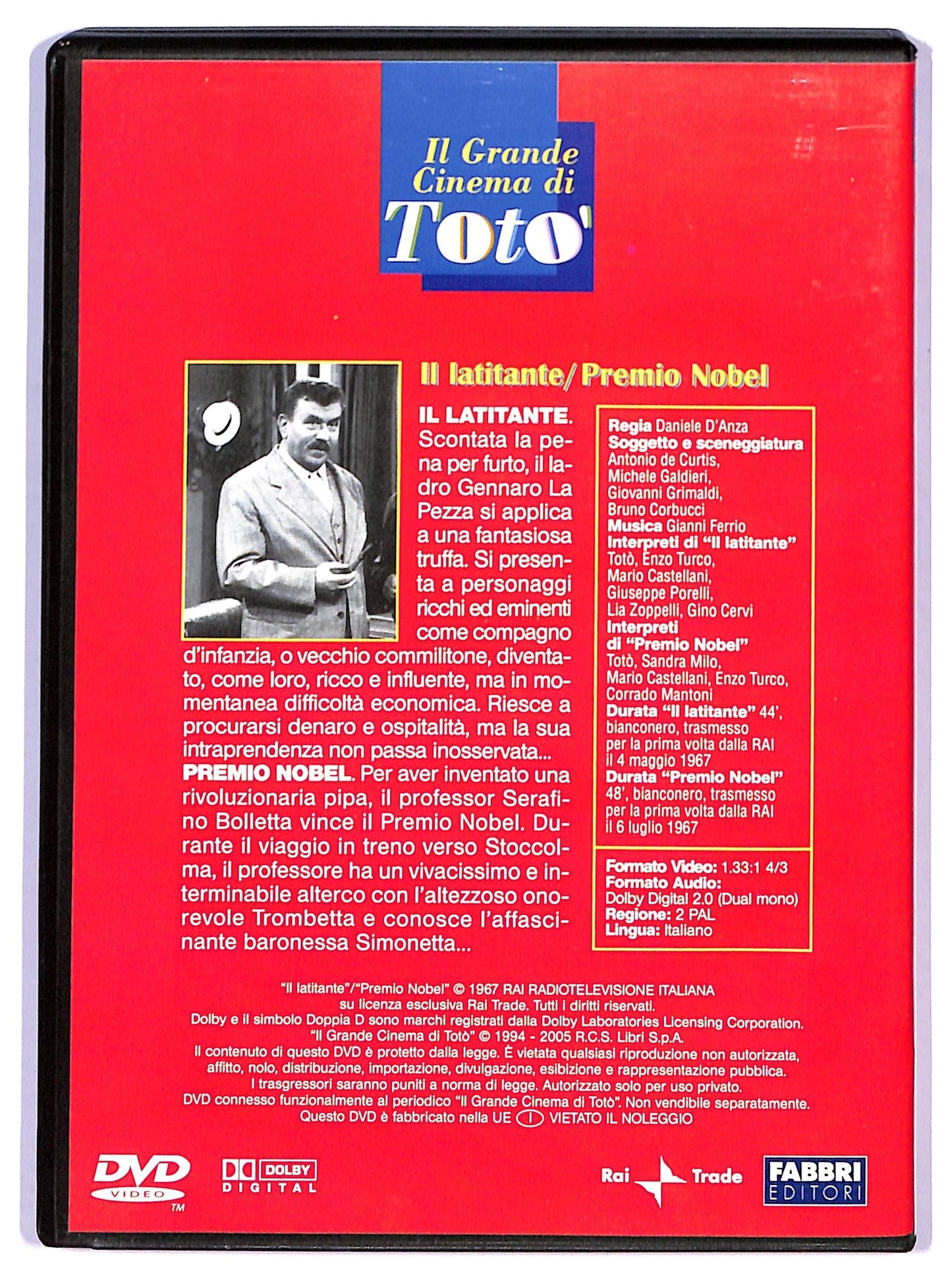 EBOND il latitante - premio nobel EDITORIALE DVD D793307