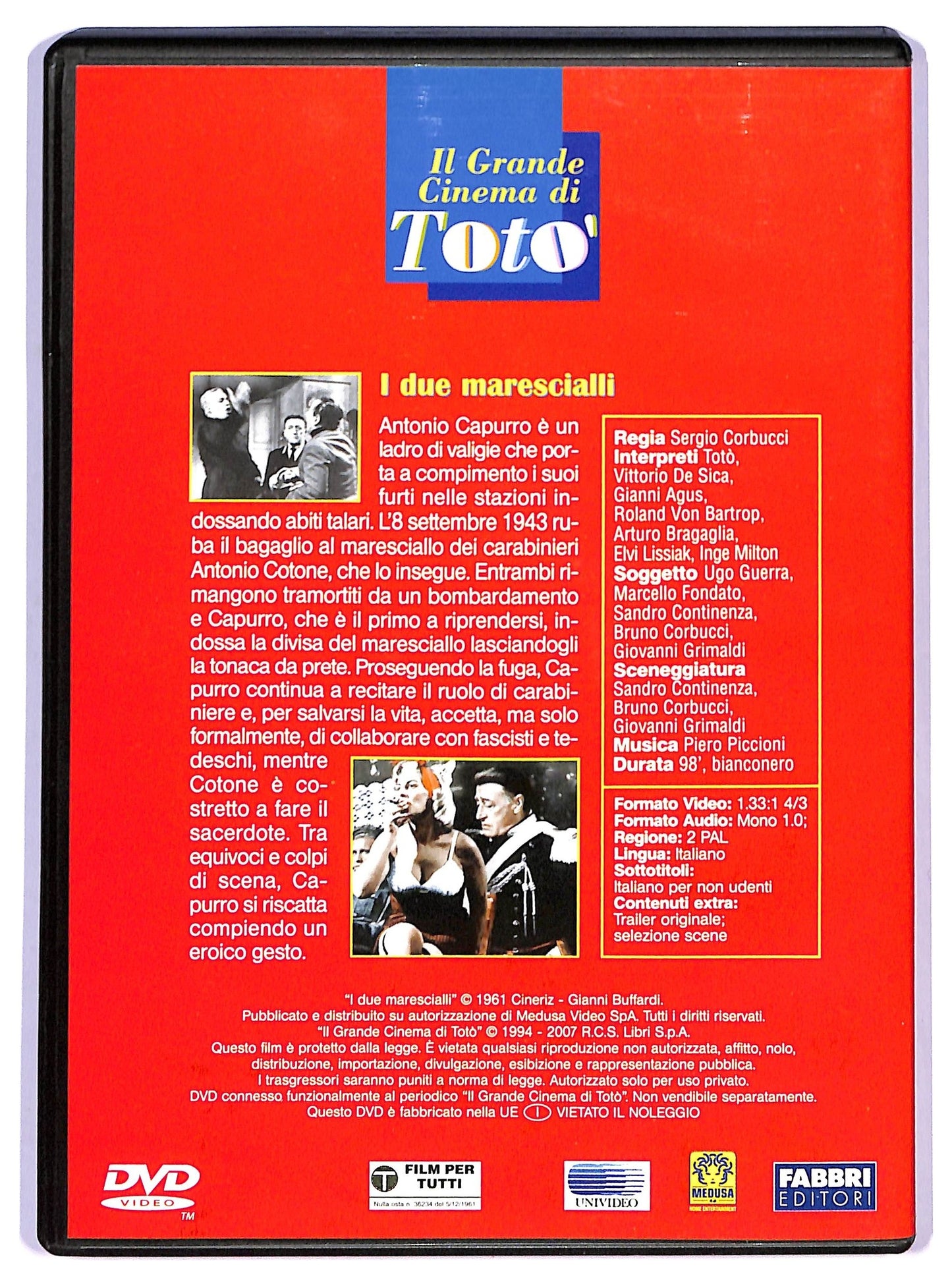 EBOND I due marescialli EDITORIALE DVD D793319