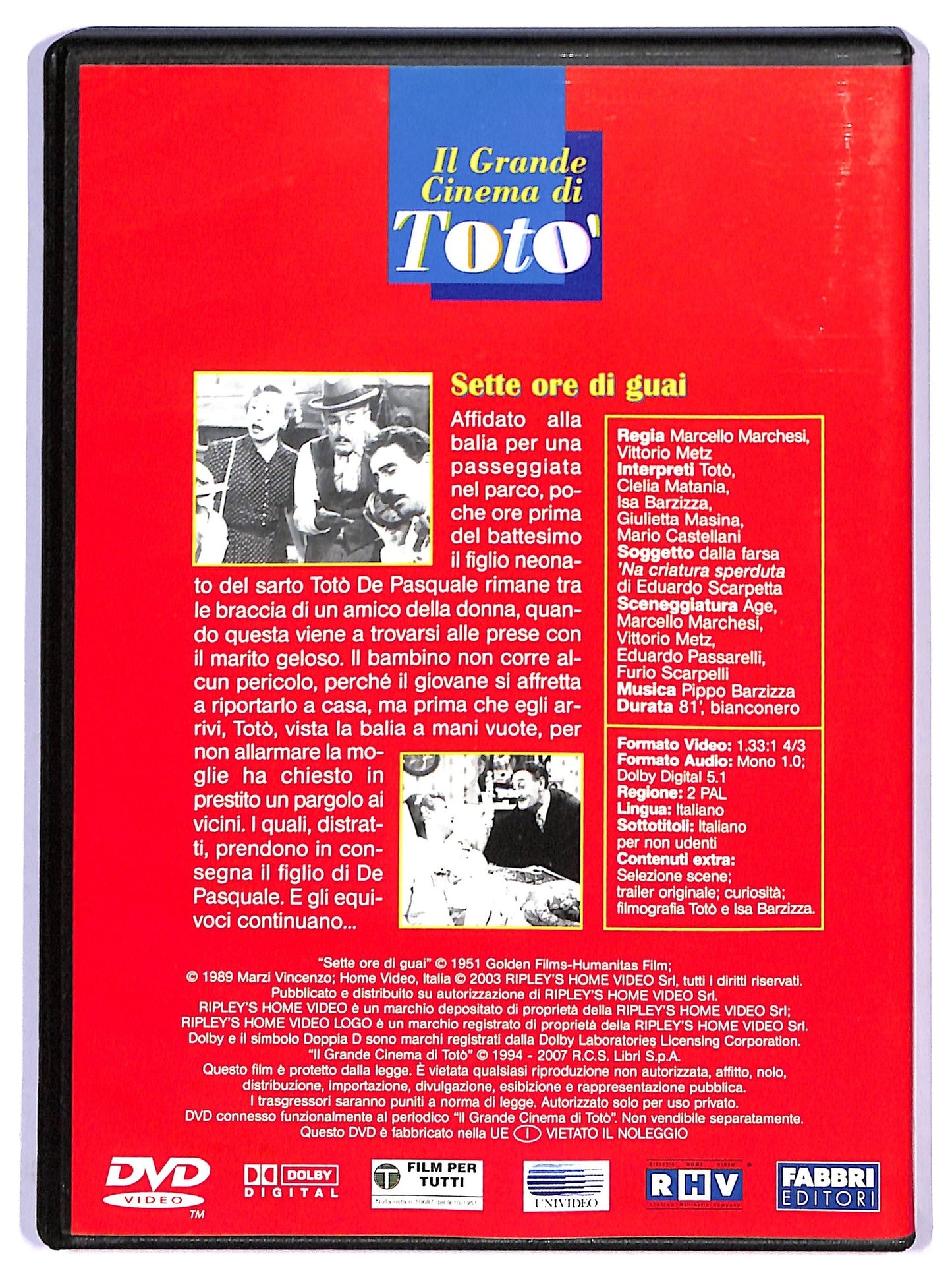 EBOND Sette ore di guai EDITORIALE DVD D793324