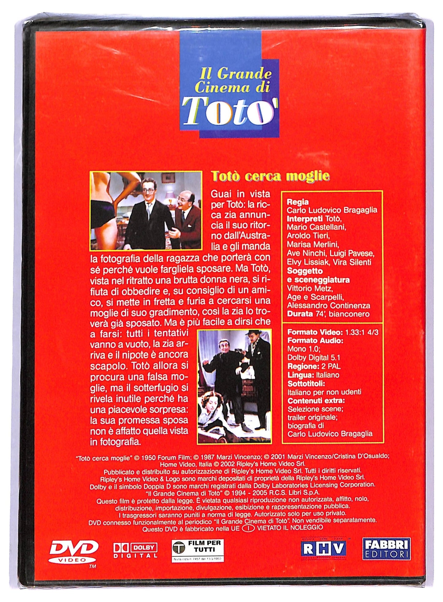 EBOND Toto cerca moglie - EDITORIALE DVD D793334