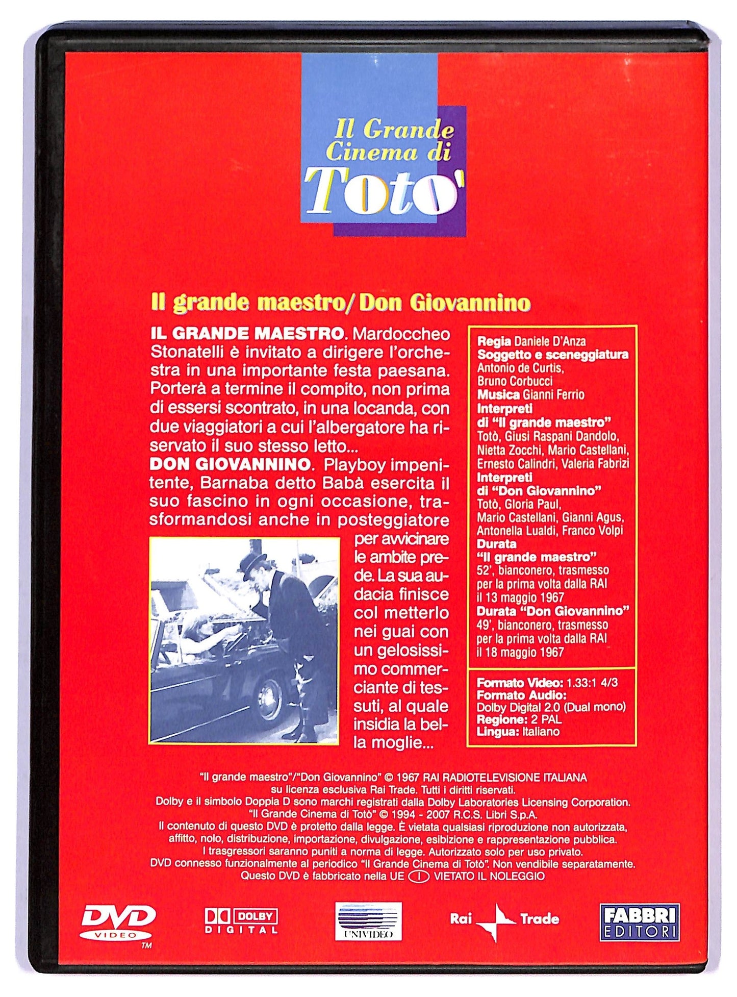 EBOND il grande maestro/don giovannino EDITORIALE DVD D793340
