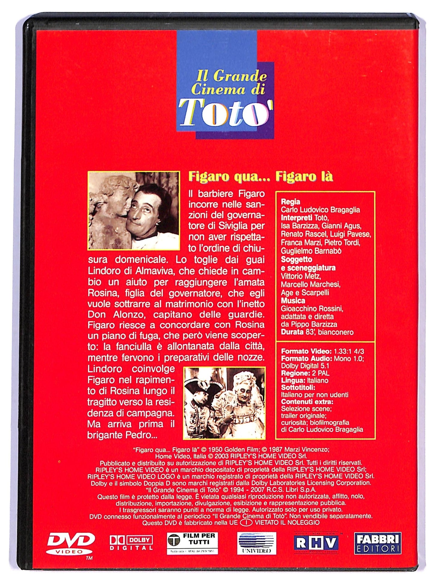 EBOND Figaro qua, Figaro la EDITORIALE DVD D793346