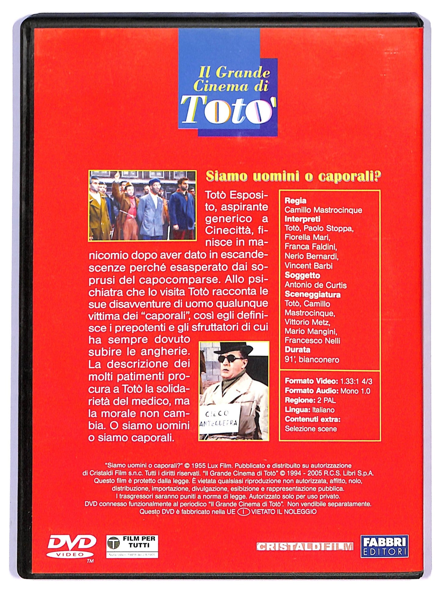 EBOND Siamo uomini o caporali EDITORIALE DVD D793351