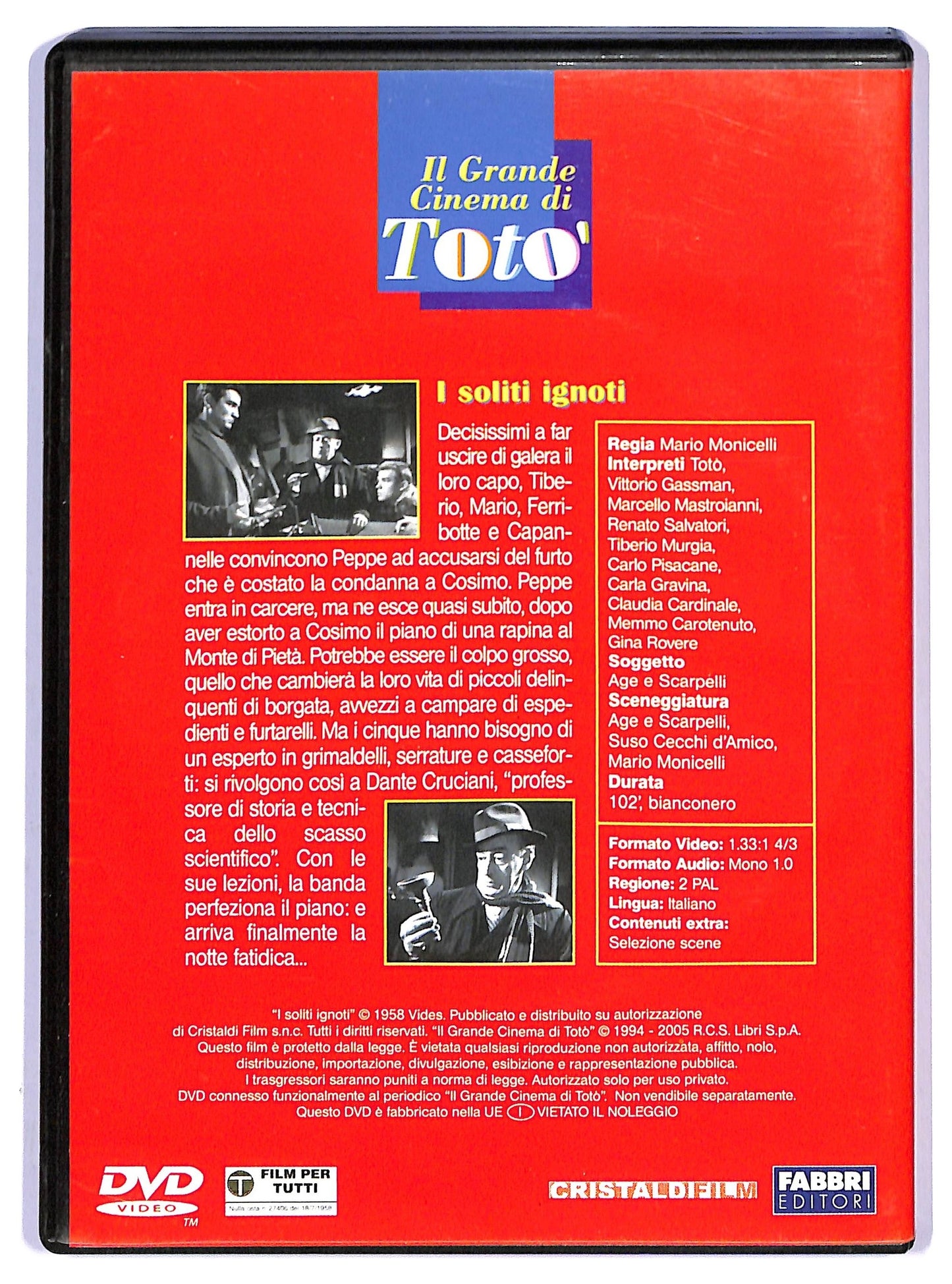 EBOND I soliti ignoti EDITORIALE DVD D793409