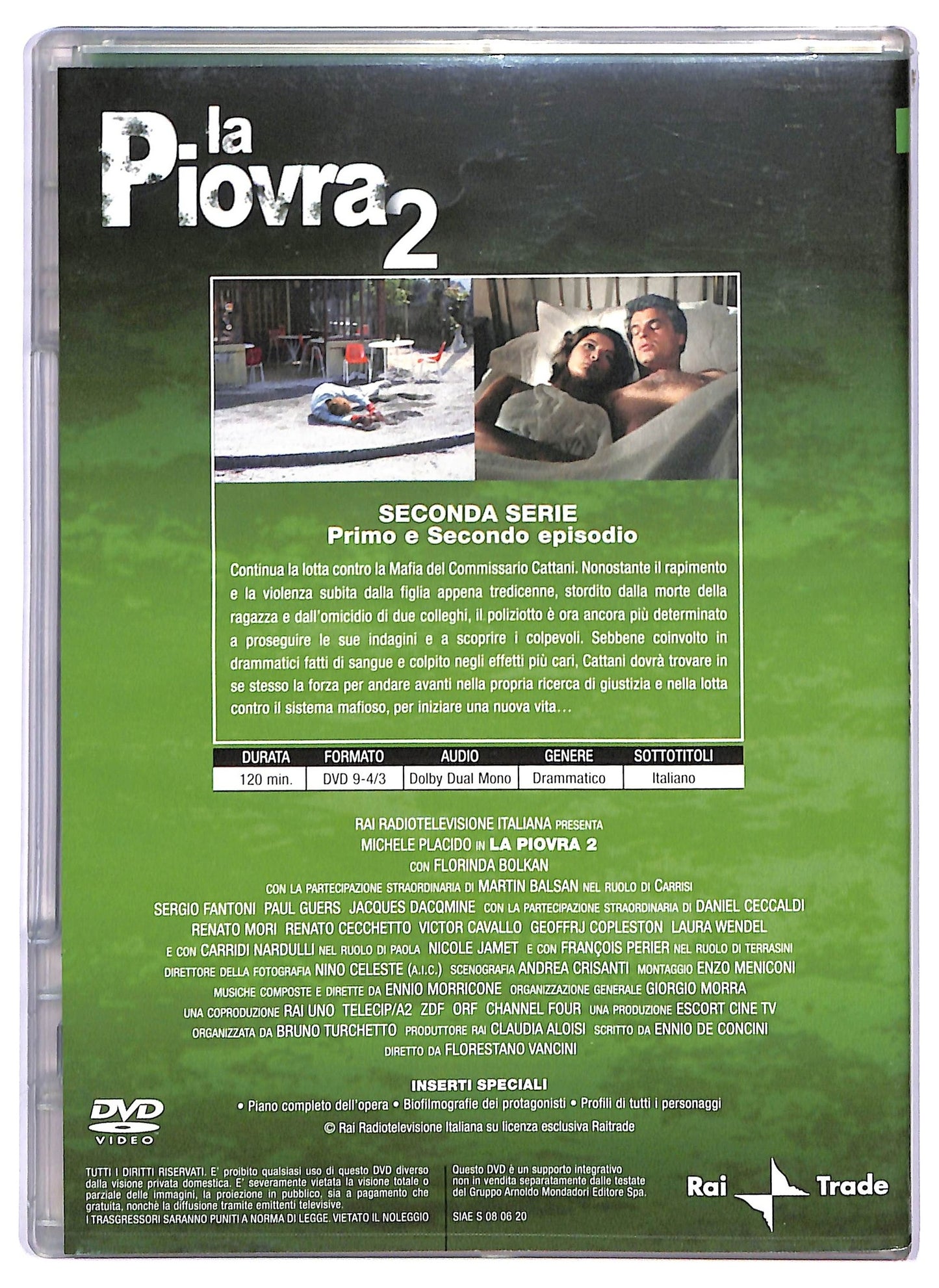EBOND La Piovra Seconda Serie Episodi 1 & 2 EDITORIALE DVD D793436