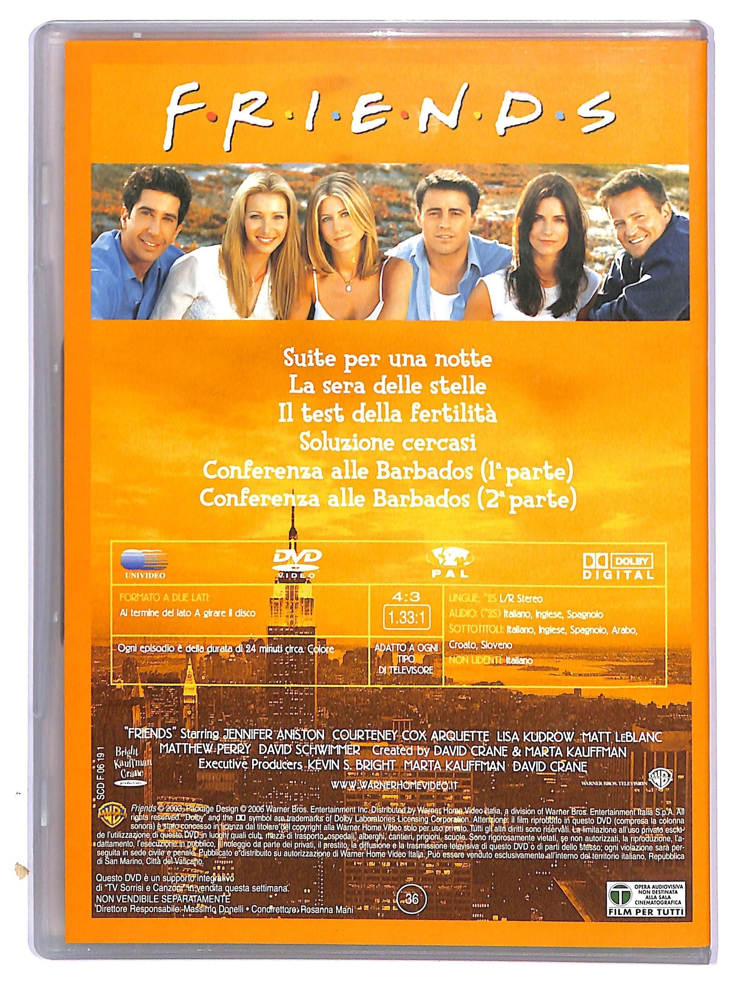 EBOND Friends Stagione 9 Episodi Da 19 a 24 EDITORIALE DVD D793447