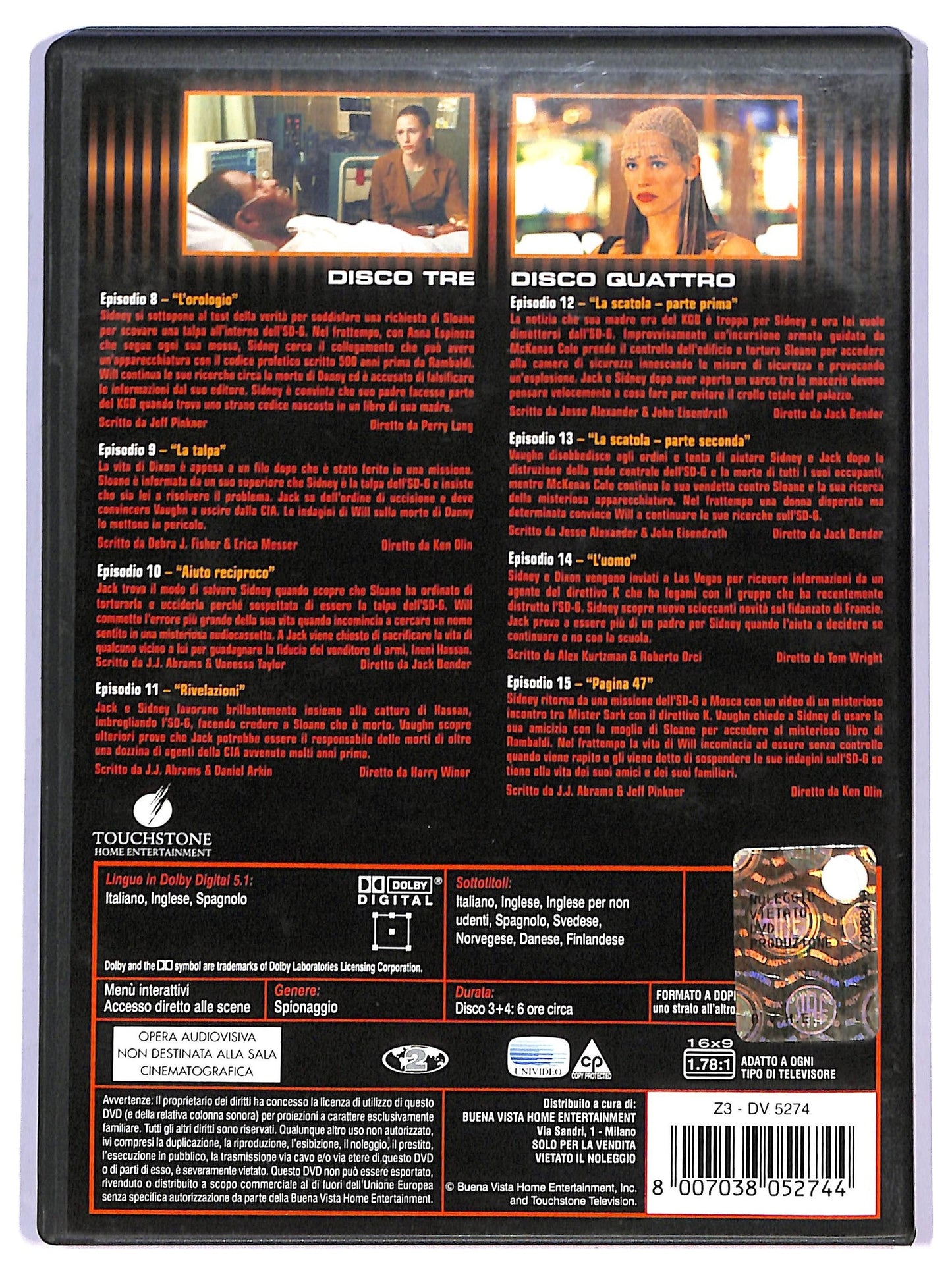 EBOND Alias - Prima Serie Volume 2 Doppio DVD D793513