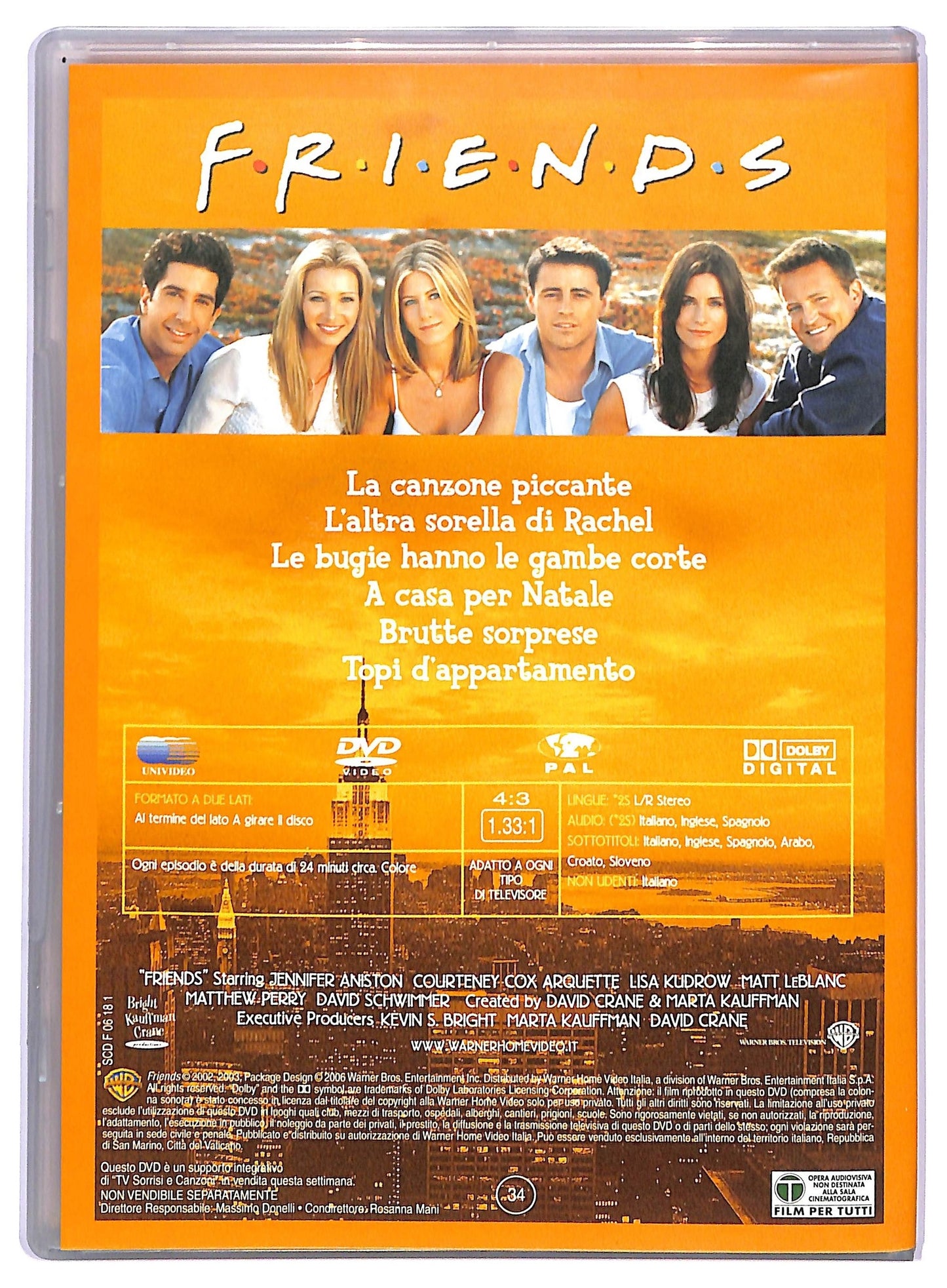 EBOND Friends Stagione 9 Episodi 7 - 12 EDITORIALE DVD D793515