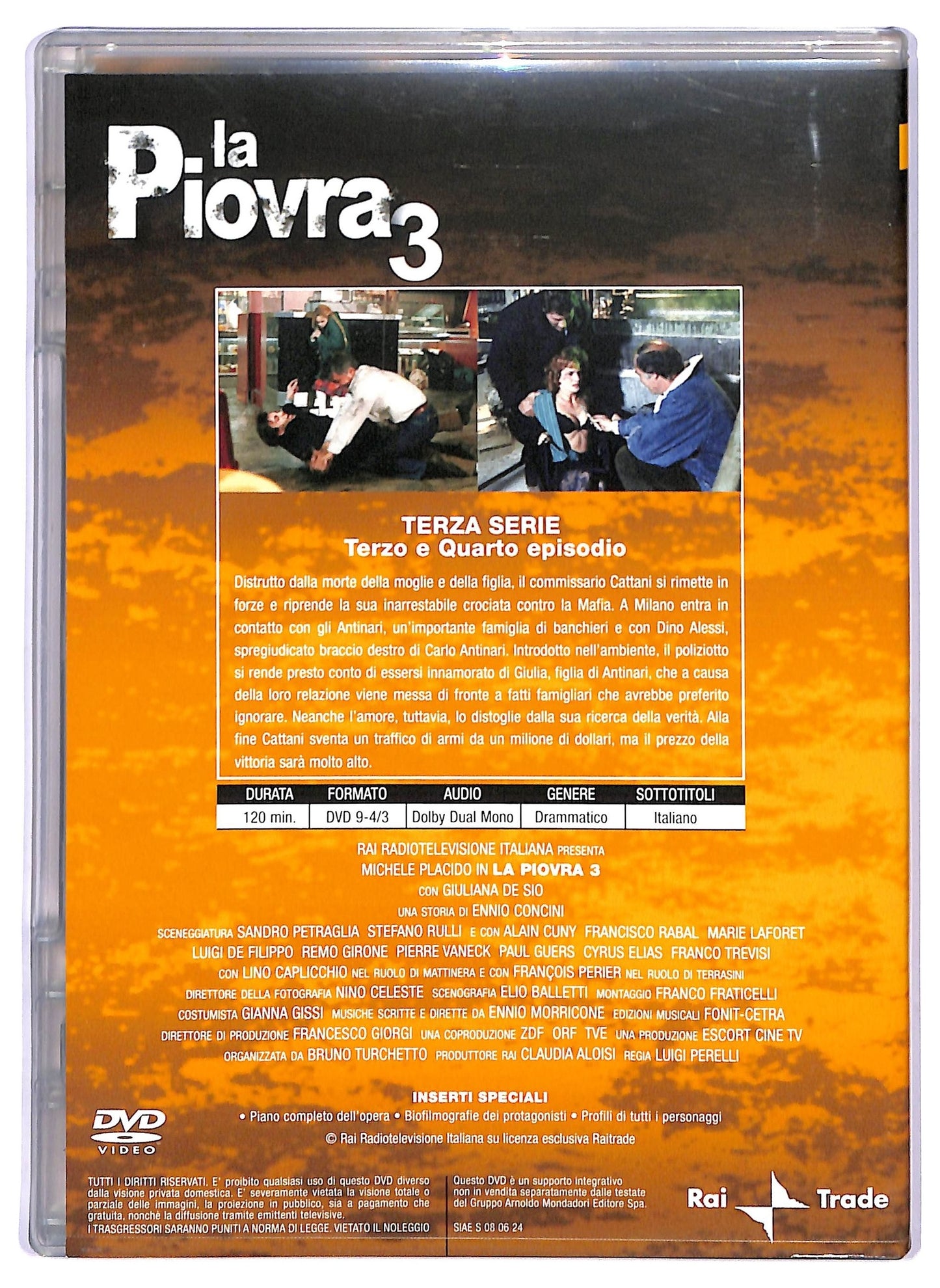 EBOND La piovra 3 Vol.4 (Settimo Episodio) EDITORIALE DVD D793544