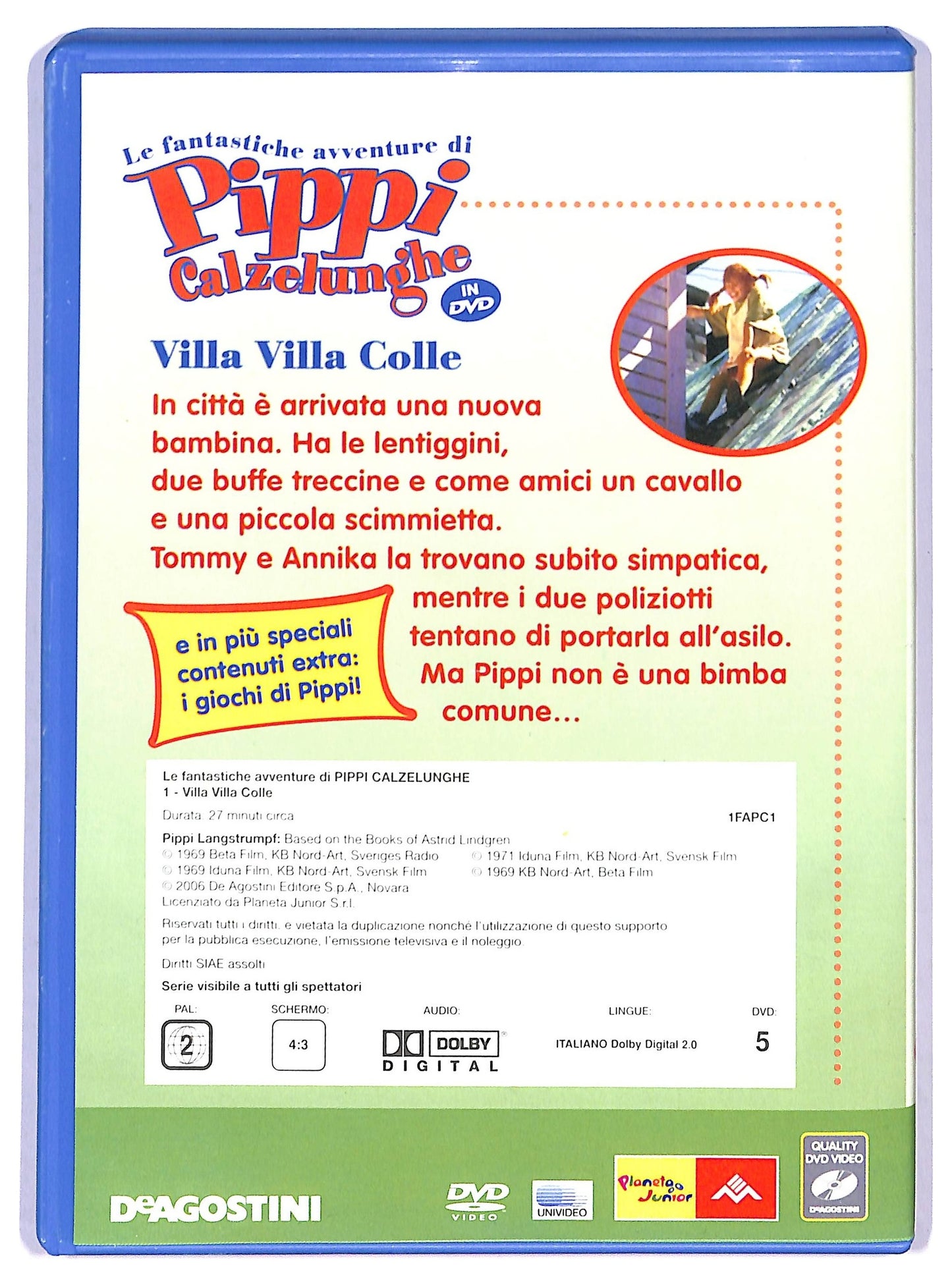EBOND Pippi Calzelunghe Villa villa Colle vol.1 EDITORIALE DVD D793548