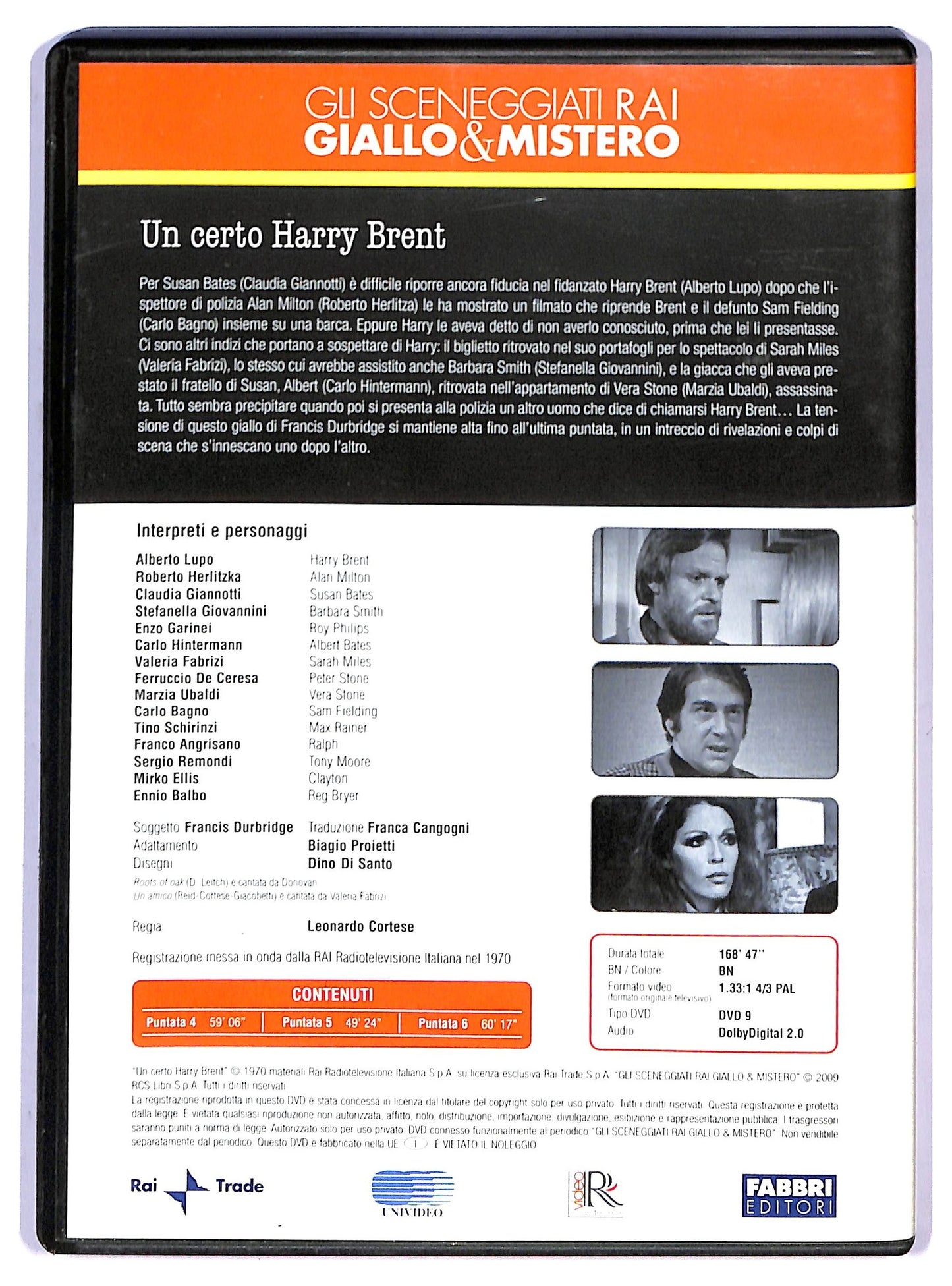 EBOND Un Certo Harry Brent - Puntate 4,5,6 EDITORIALE DVD D793562